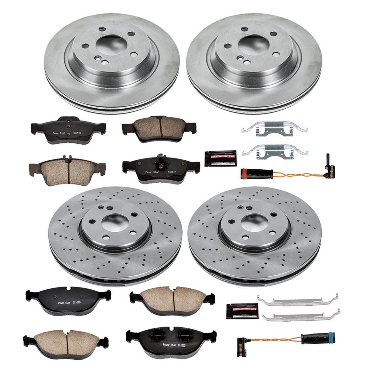 Power Stop 03-06 Mercedes-Benz S500 Front & Rear Autospecialty Brake Kit (1x psbKOE2998, 1x psbKOE5120) thumbnail 9