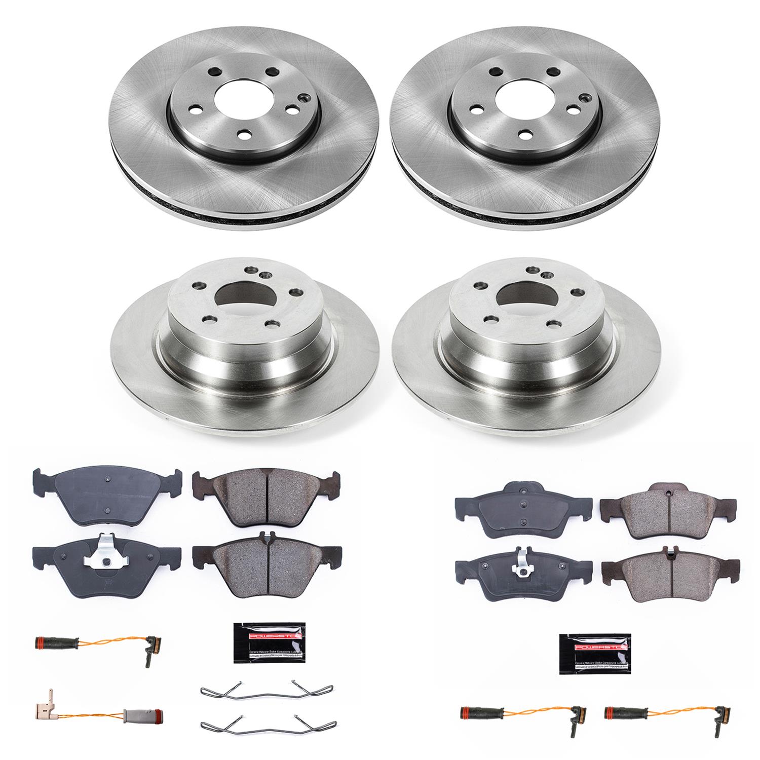 Power Stop 04-05 Mercedes-Benz E320 Front & Rear Autospecialty Brake Kit (1x psbKOE5320, 1x psbKOE5168) thumbnail 8