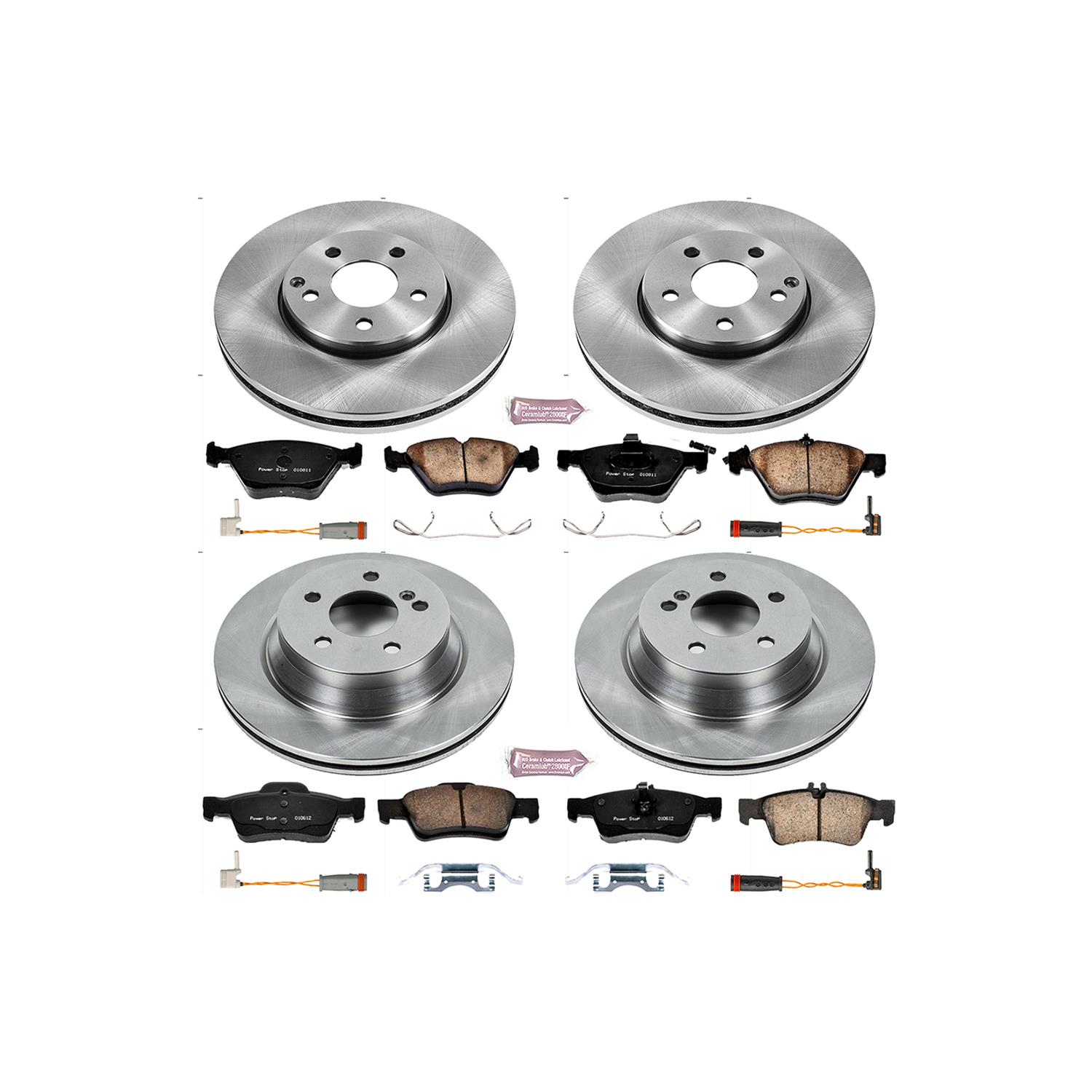 Power Stop 2006 Mercedes-Benz E350 Front & Rear Autospecialty Brake Kit (1x psbKOE5168, 1x psbKOE5323) thumbnail 3