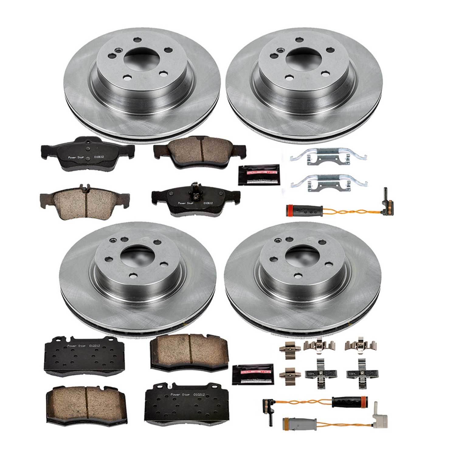 Power Stop 03-06 Mercedes-Benz E500 Front & Rear Autospecialty Brake Kit (1x psbKOE5239, 1x psbKOE5322) thumbnail 9