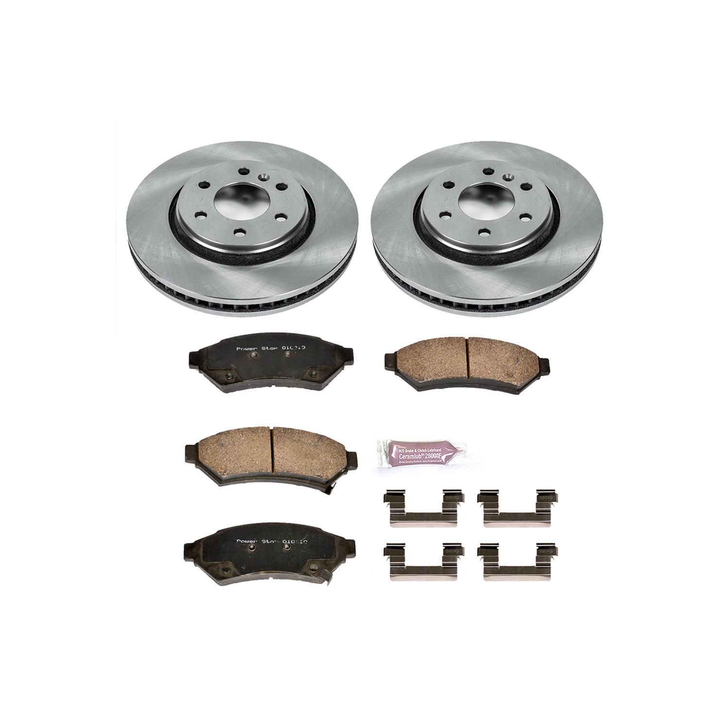 Power Stop KOE7127 Rear Stock Replacement Brake Kit