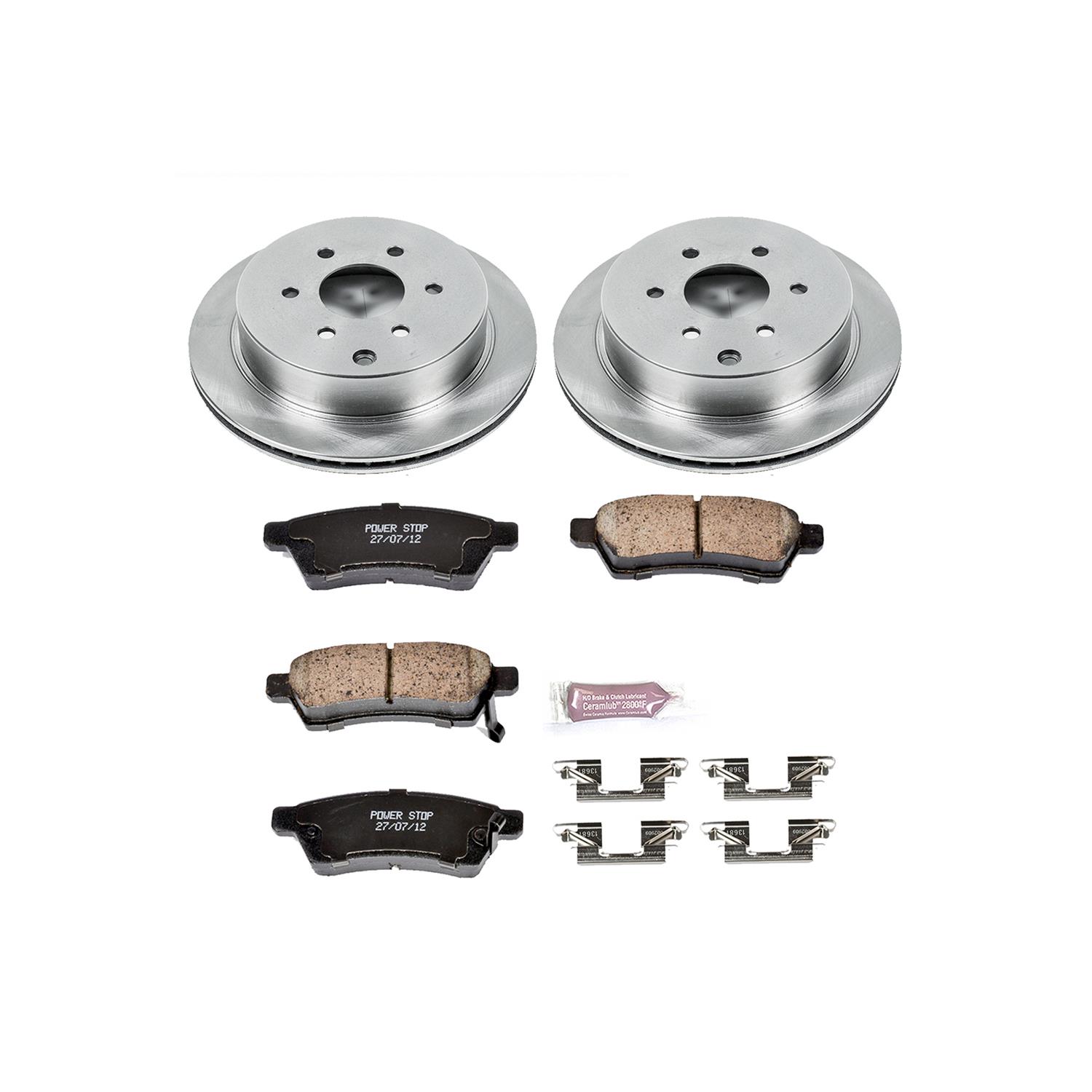 Power Stop 2019 Nissan Frontier Front & Rear Autospecialty Brake Kit (1x psbKOE8324, 1x psbKOE4621) thumbnail 5
