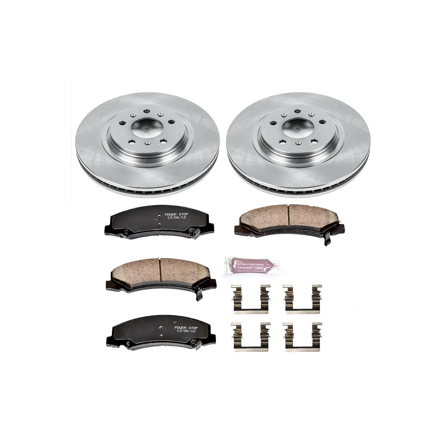 Power Stop 06-11 Buick Lucerne Front & Rear Autospecialty Brake Kit (1x psbKOE4658, 1x psbKOE4654) thumbnail 5