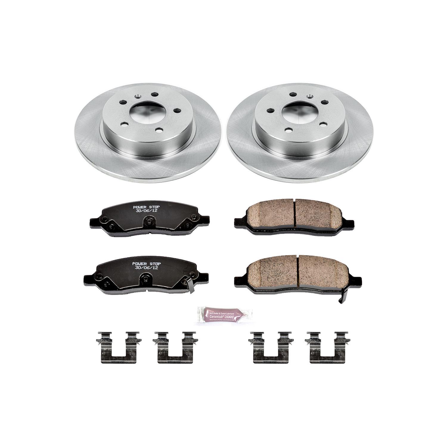 Power Stop 06-11 Buick Lucerne Front & Rear Autospecialty Brake Kit (1x psbKOE4658, 1x psbKOE4654) thumbnail 4