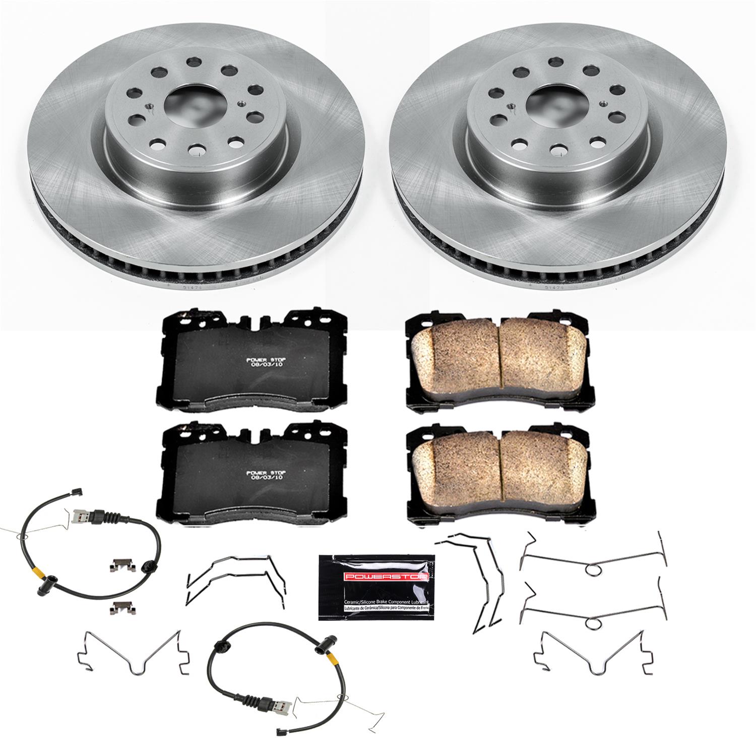 Power Stop 07-09 Lexus LS460 Front & Rear Autospecialty Brake Kit (1x psbKOE4689, 1x psbKOE4686) thumbnail 8