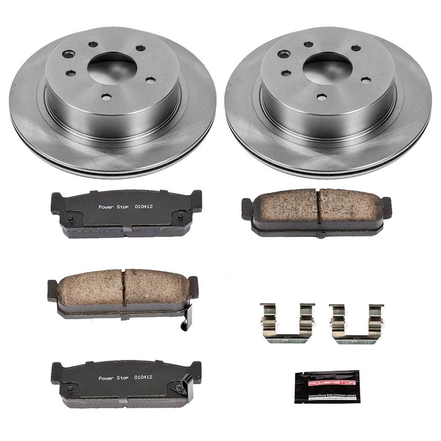 Power Stop 03-04 Infiniti M45 Front & Rear Autospecialty Brake Kit (1x psbKOE152, 1x psbKOE5032) thumbnail 3