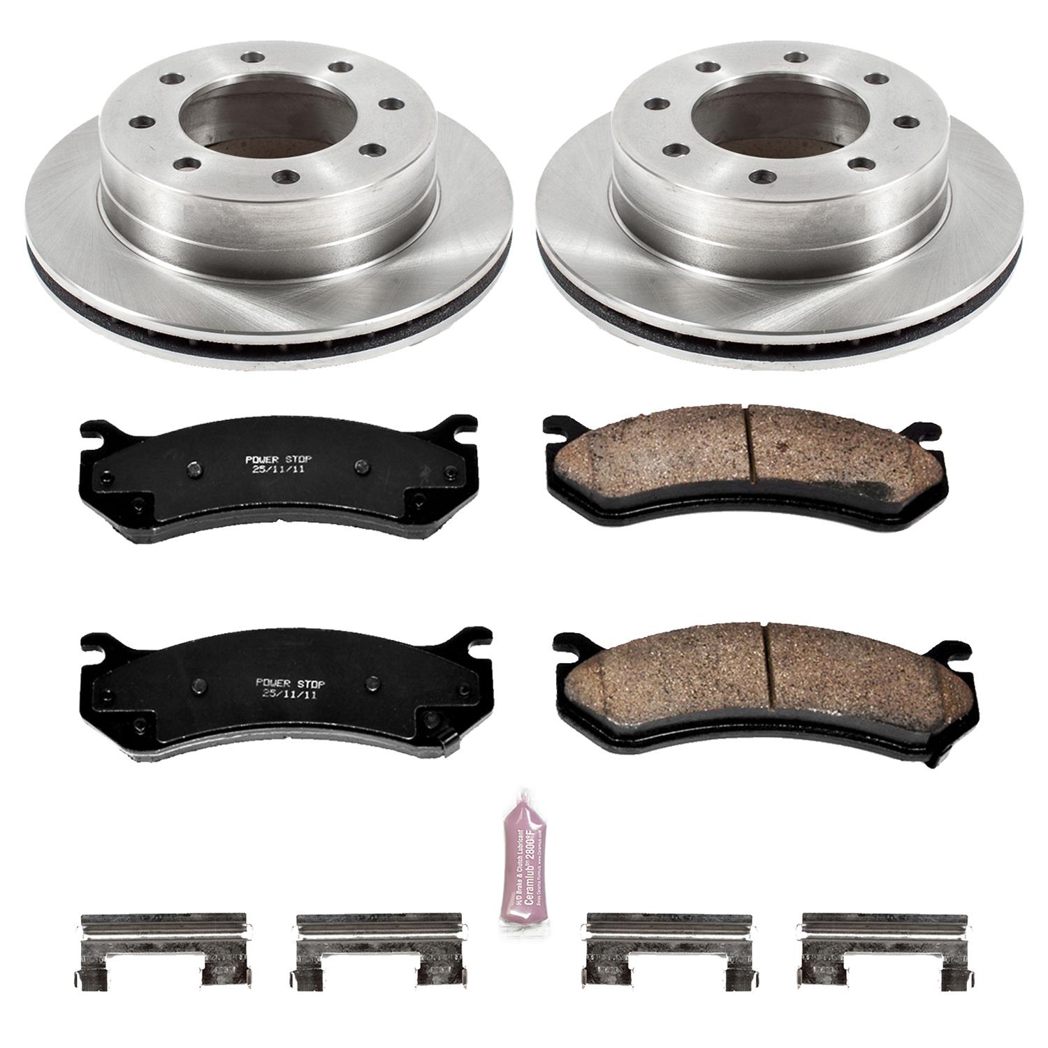 Power Stop 2003 Chevrolet Silverado 1500 HD Front & Rear Autospecialty Brake Kit (1x psbKOE2020, 1x psbKOE5190) thumbnail 6