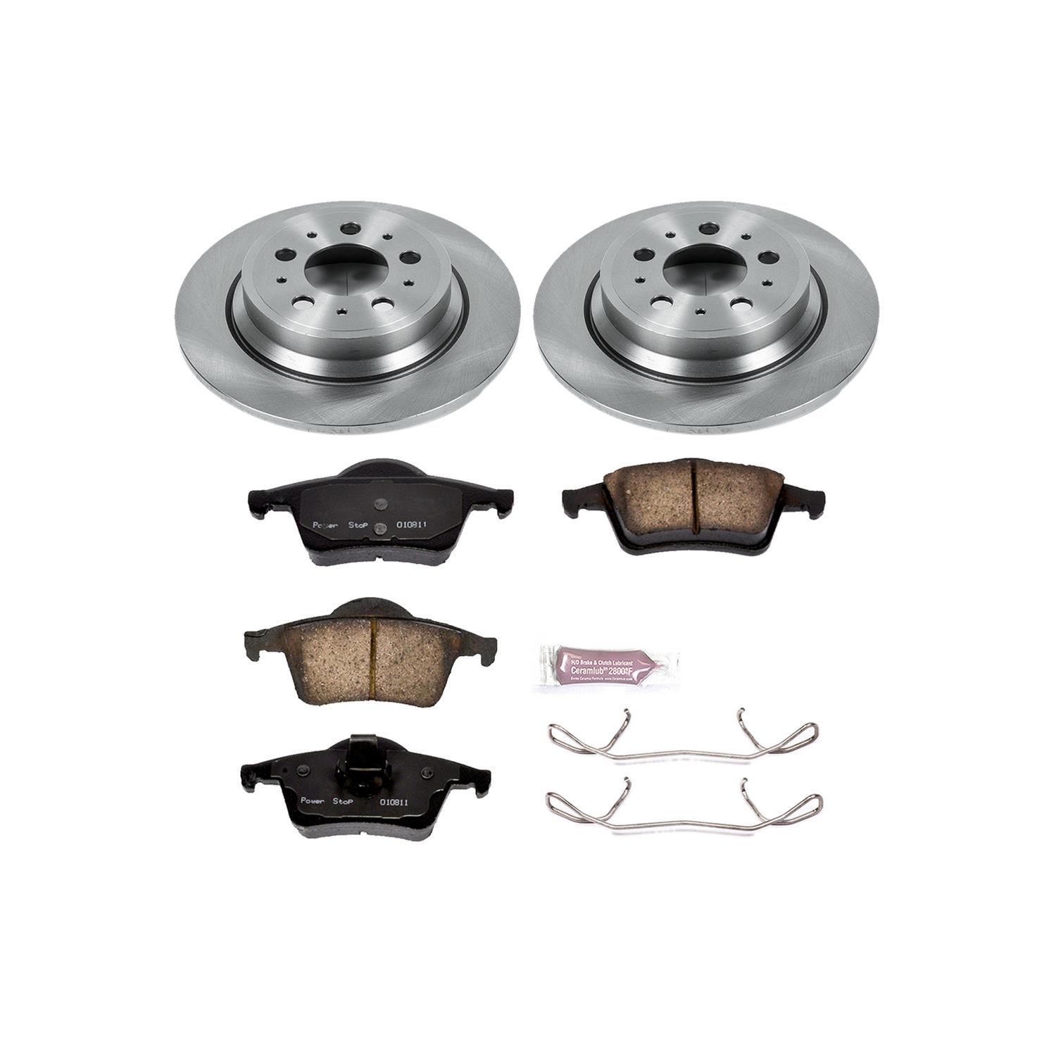 Power Stop 01-09 Volvo S60 Front & Rear Autospecialty Brake Kit (1x psbKOE5193, 1x psbKOE5196) thumbnail 5