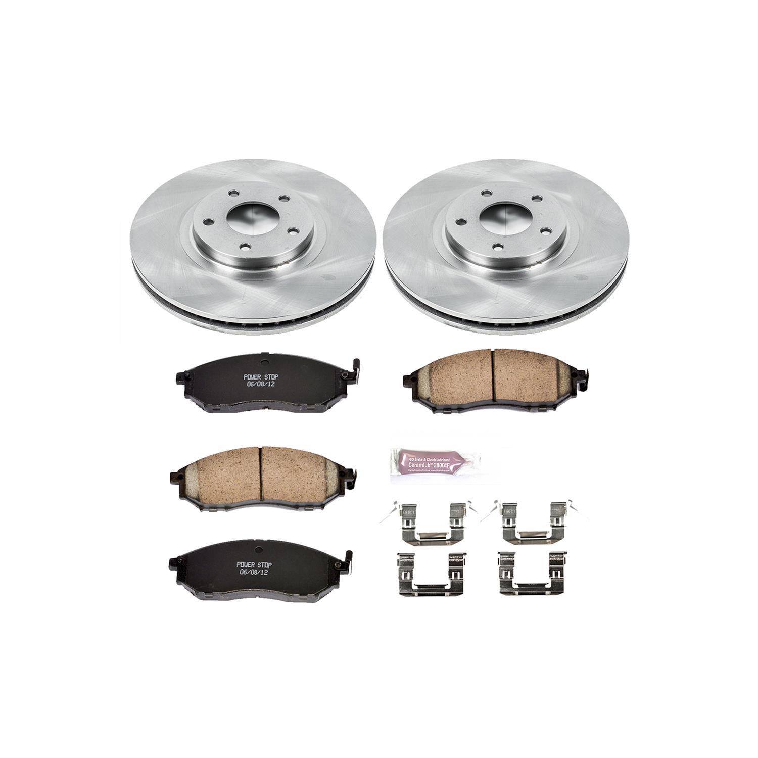 Power Stop 11-14 Nissan Murano Front & Rear Autospecialty Brake Kit (1x psbKOE5263, 1x psbKOE2427) thumbnail 4
