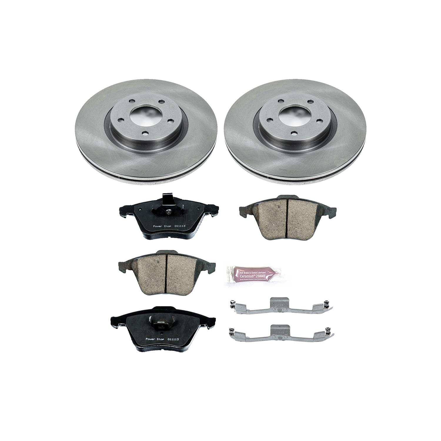 Power Stop 07-13 Mazda 3 Front & Rear Autospecialty Brake Kit (1x psbKOE129, 1x psbKOE5279) thumbnail 4