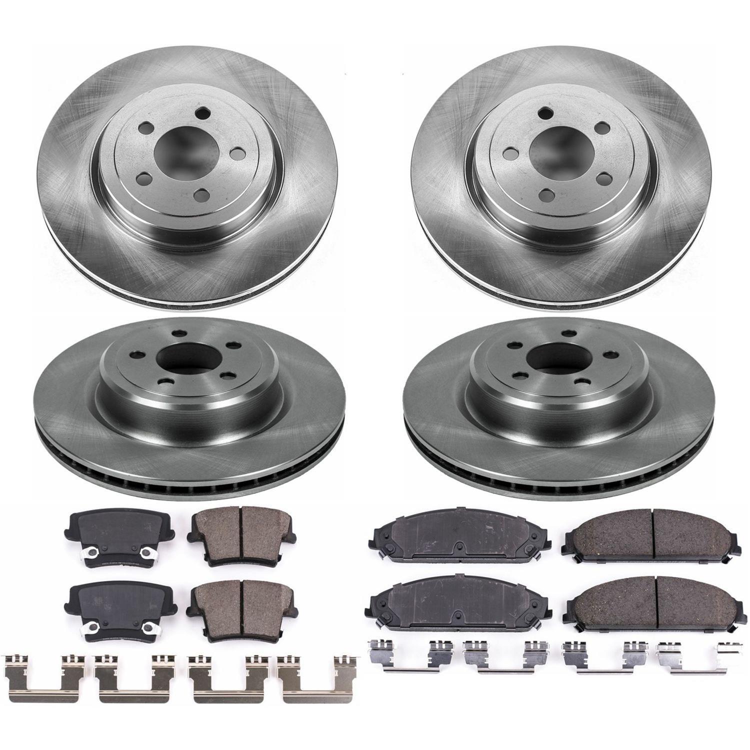 Power Stop 06-14 Dodge Charger Front & Rear Autospecialty Brake Kit (1x psbKOE5486, 1x psbKOE2560) thumbnail 2