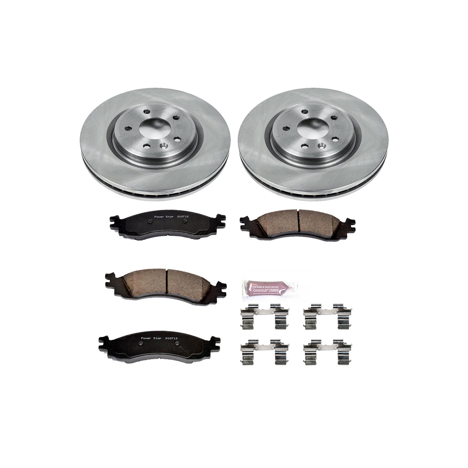 Power Stop 2010 Ford Taurus Front & Rear Autospecialty Brake Kit (1x psbKOE5507, 1x psbKOE4744) thumbnail 5