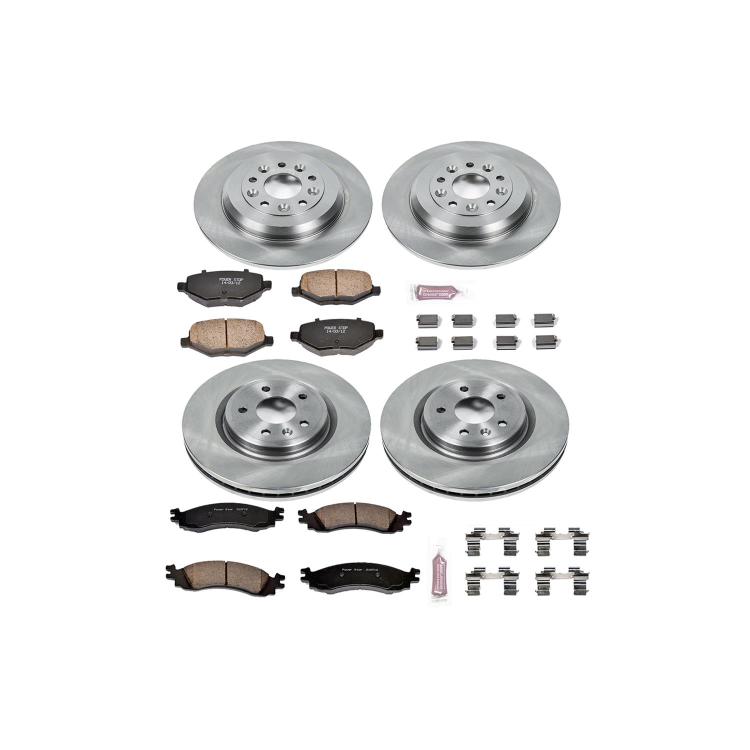 Power Stop 2010 Ford Taurus Front & Rear Autospecialty Brake Kit (1x psbKOE5507, 1x psbKOE4744) thumbnail 4