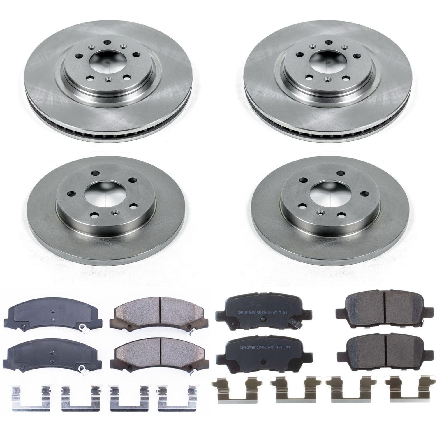 Power Stop 12-13 Chevrolet Impala Front & Rear Autospecialty Brake Kit (1x psbKOE4654, 1x psbKOE1602) thumbnail 8