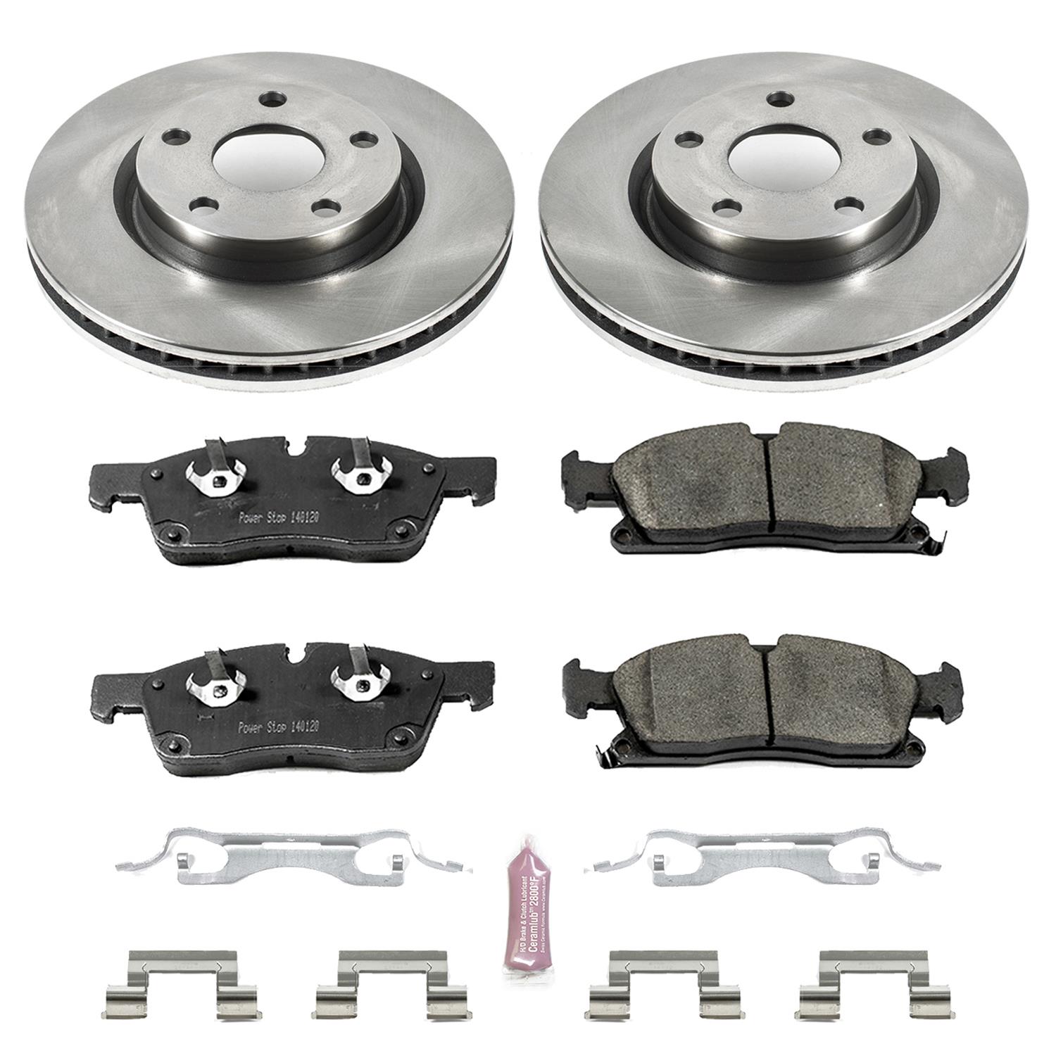 Power Stop 08-09 Pontiac G8 Front & Rear Autospecialty Brake Kit (1x psbKOE5526, 1x psbKOE5525) thumbnail 6