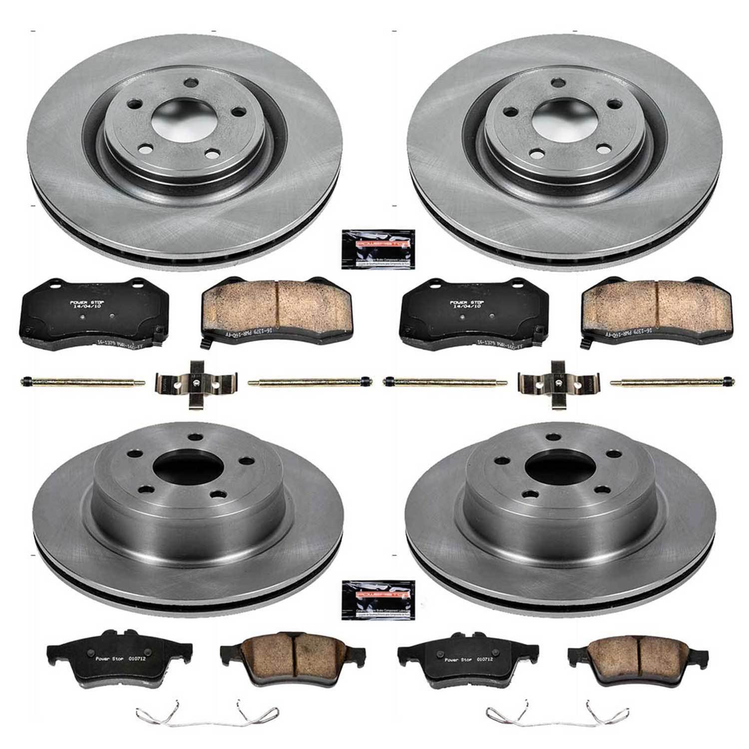 Power Stop 08-10 Chevrolet Cobalt Front & Rear Autospecialty Brake Kit (1x psbKOE5532, 1x psbKOE5535) thumbnail 2