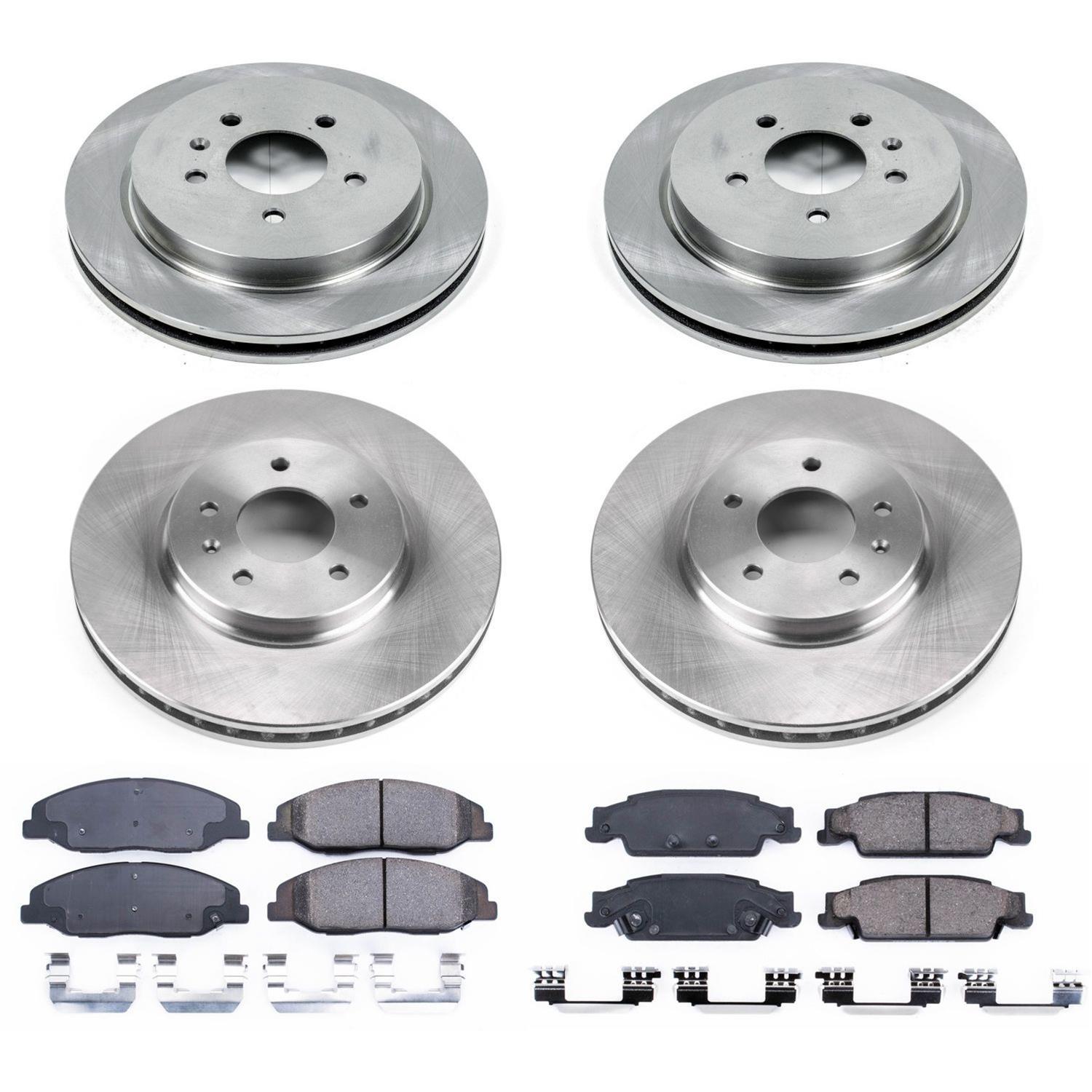 Power Stop 09-11 Cadillac STS Front & Rear Autospecialty Brake Kit (1x psbKOE1425, 1x psbKOE5538) thumbnail 6