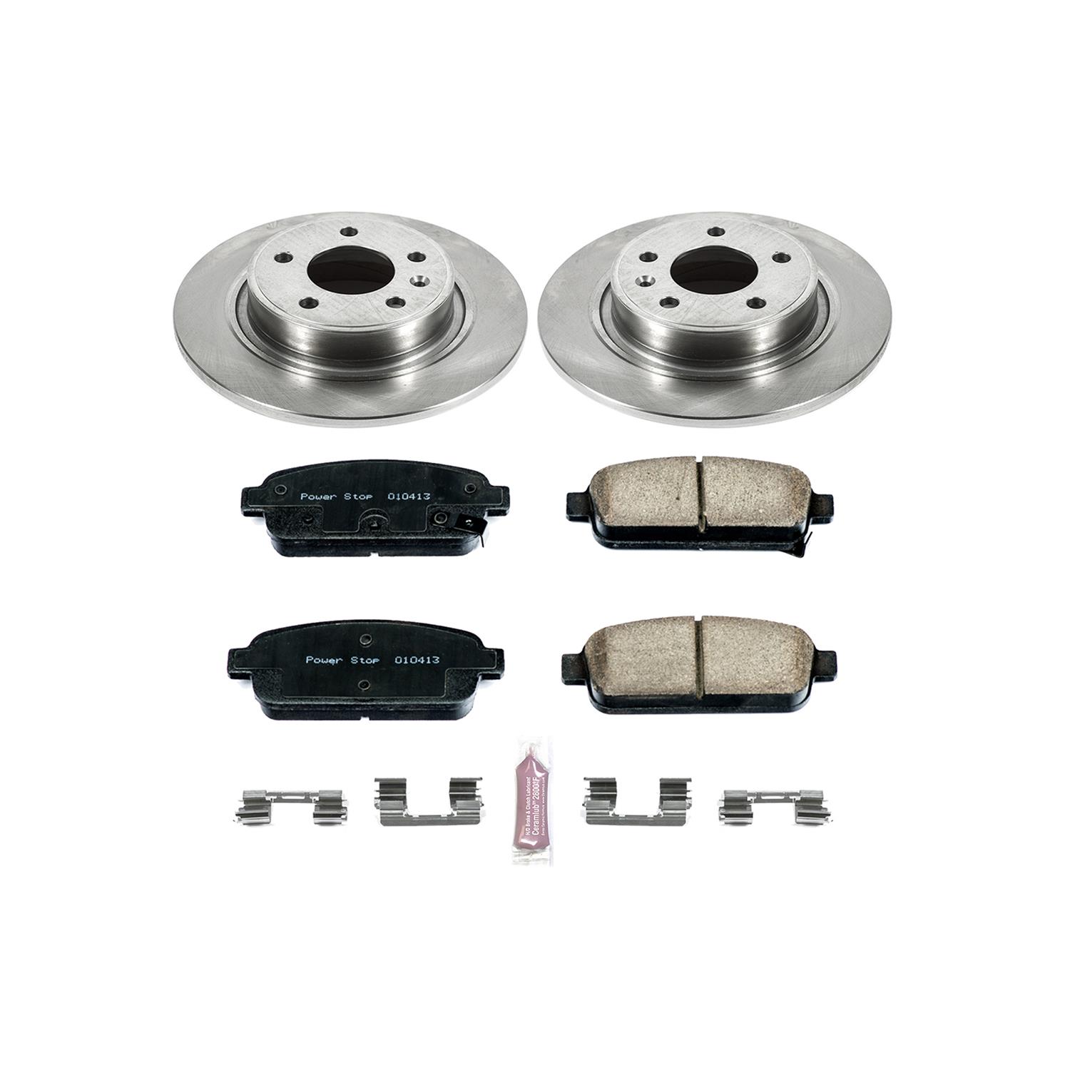 Power Stop 12-17 Buick Verano Front & Rear Autospecialty Brake Kit (1x psbKOE5554, 1x psbKOE5552) thumbnail 4