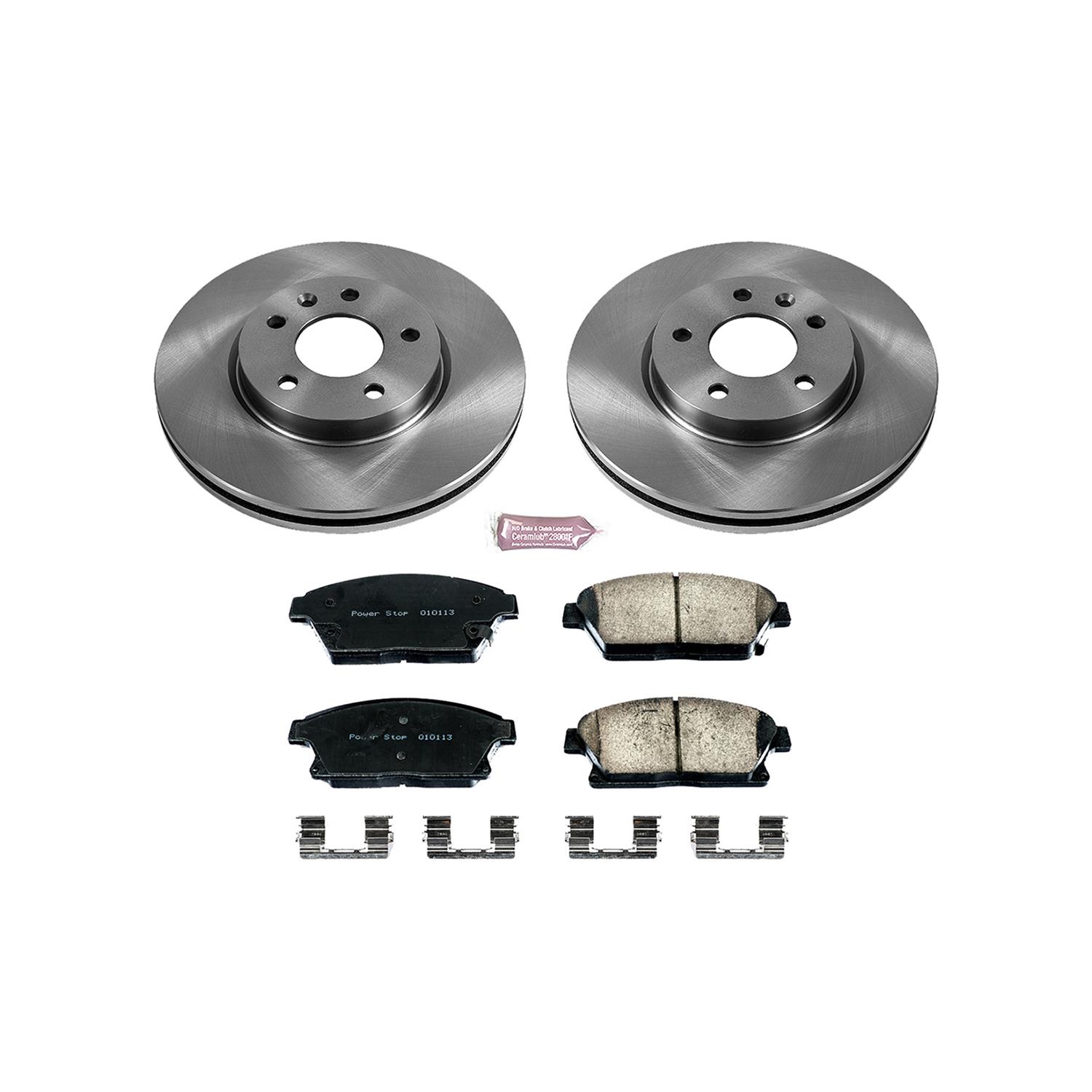 Power Stop 12-17 Buick Verano Front & Rear Autospecialty Brake Kit (1x psbKOE5554, 1x psbKOE5552) thumbnail 3