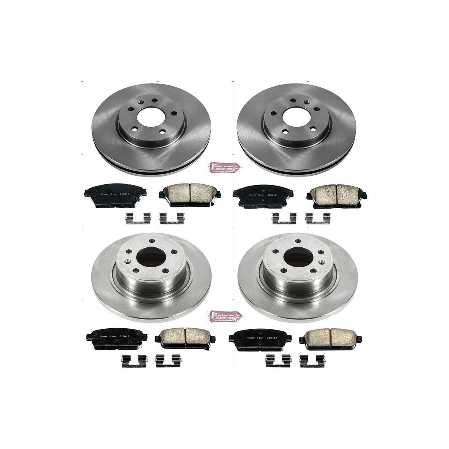 Power Stop 12-17 Buick Verano Front & Rear Autospecialty Brake Kit (1x psbKOE5554, 1x psbKOE5552) thumbnail 2