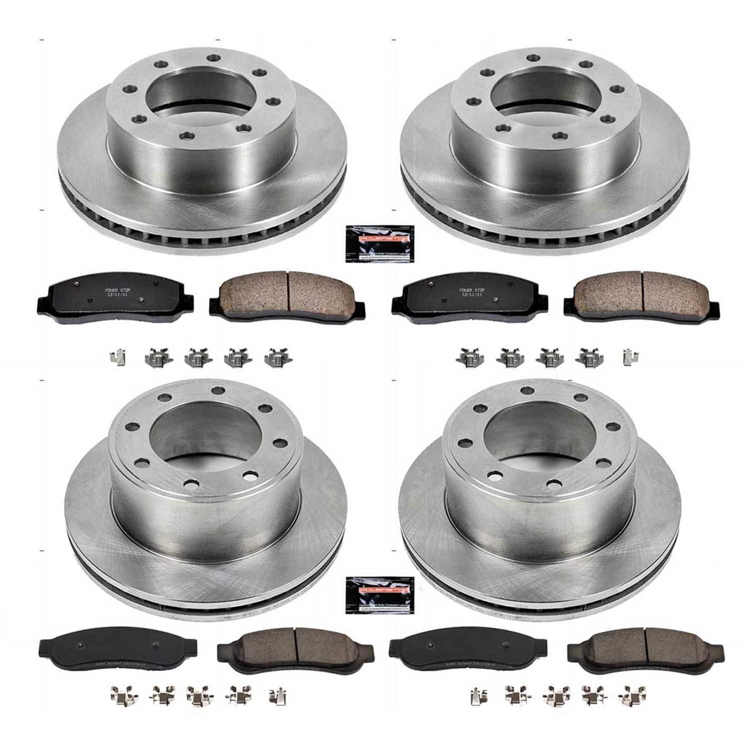 Power Stop 10-11 Ford F-250 Super Duty Front & Rear Autospecialty Brake Kit (2x psbAR85116, 2x psbAR85107, 1x psb17-1333, 1x psb17-1334) thumbnail 2