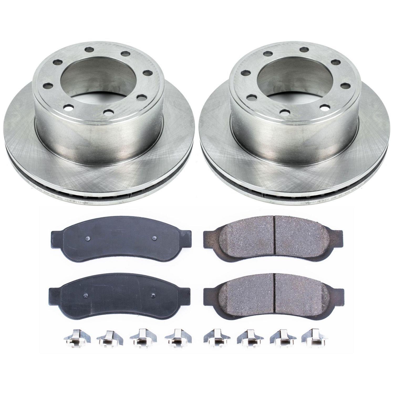 Power Stop 10-12 Ford F-350 Super Duty Rear Autospecialty Brake Kit (2x psbAR85115, 1x psb17-1334) thumbnail 6