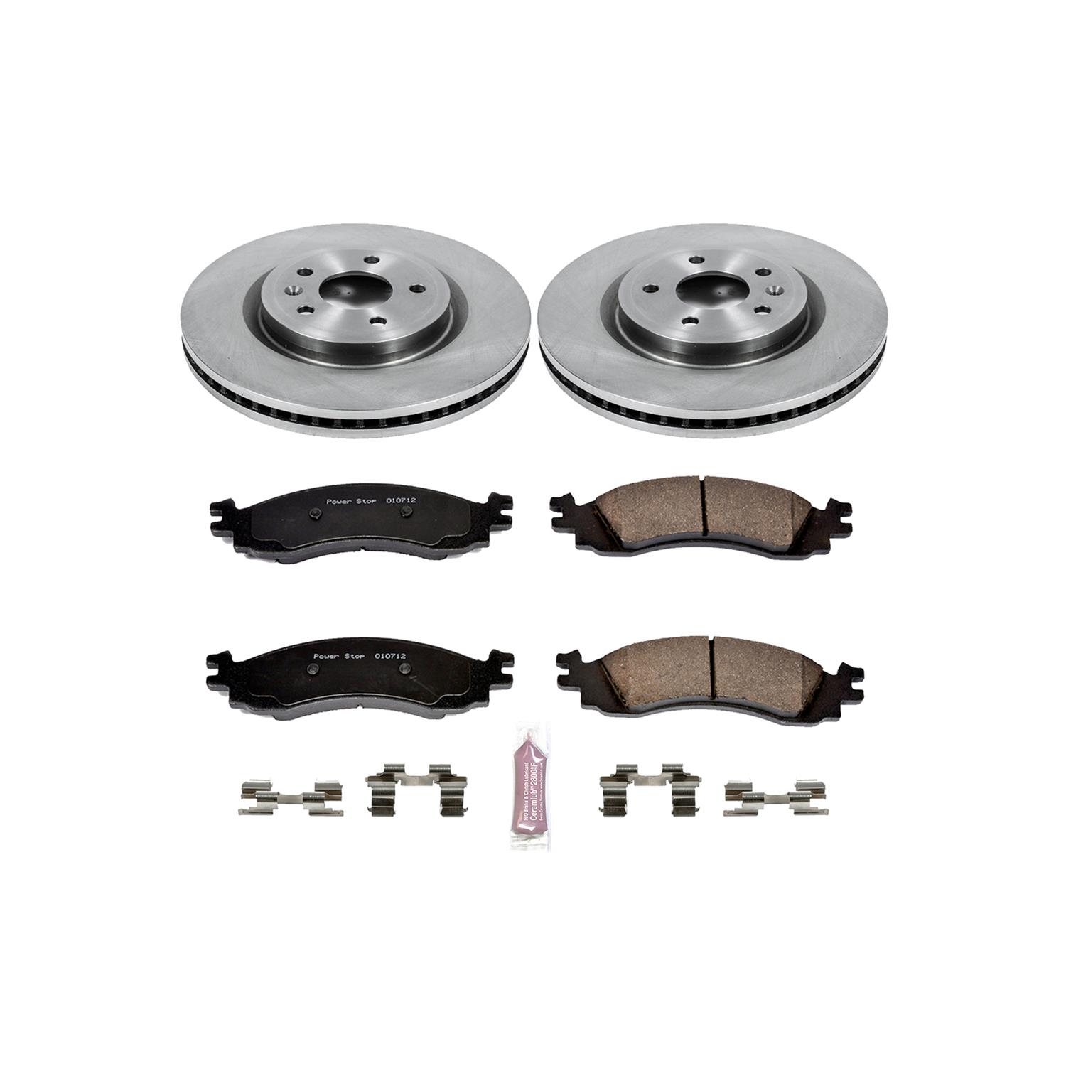 Power Stop 11-12 Ford Taurus Front & Rear Autospecialty Brake Kit (1x psbKOE5581, 1x psbKOE4744) thumbnail 5