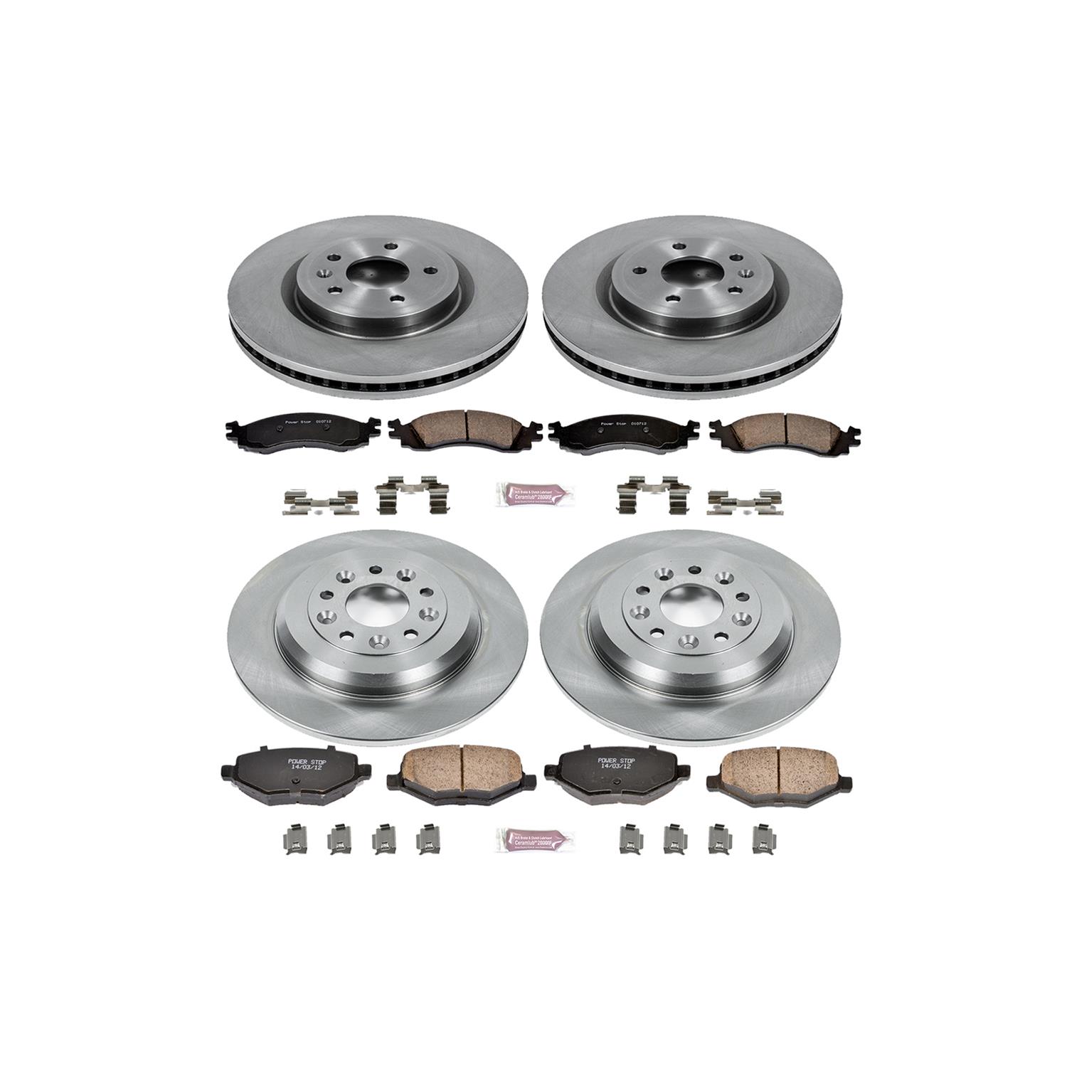 Power Stop 11-12 Ford Taurus Front & Rear Autospecialty Brake Kit (1x psbKOE5581, 1x psbKOE4744) thumbnail 4