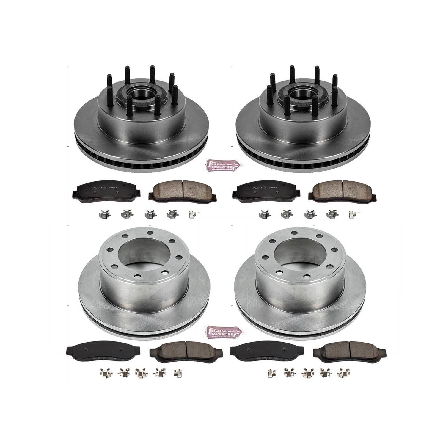 Power Stop 2010 Ford F-350 Super Duty Front & Rear Autospecialty Brake Kit (2x psbAR85115, 2x psbAR85137, 1x psb17-1069, 1x psb17-1334) thumbnail 3