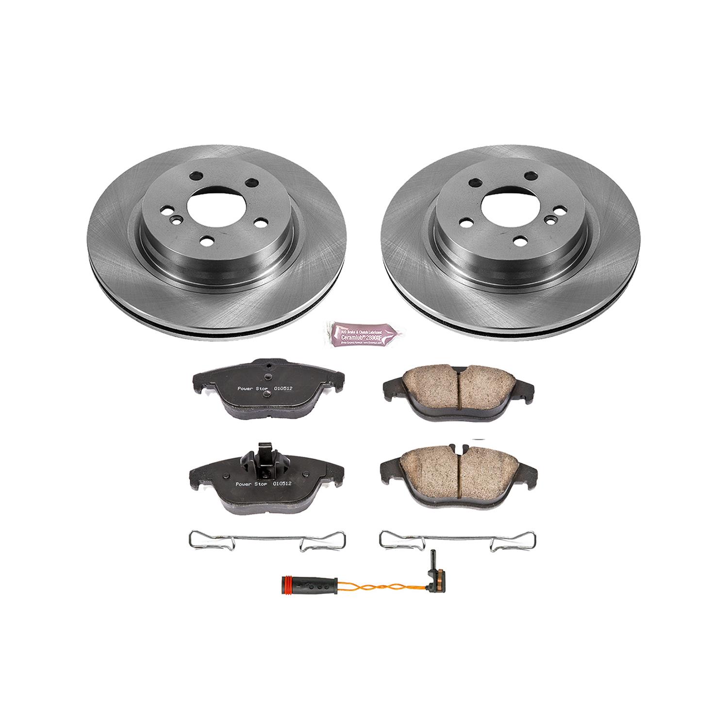 Power Stop 13-14 Mercedes-Benz C300 Front & Rear Autospecialty Brake Kit (1x psbKOE5626, 1x psbKOE5792) thumbnail 5