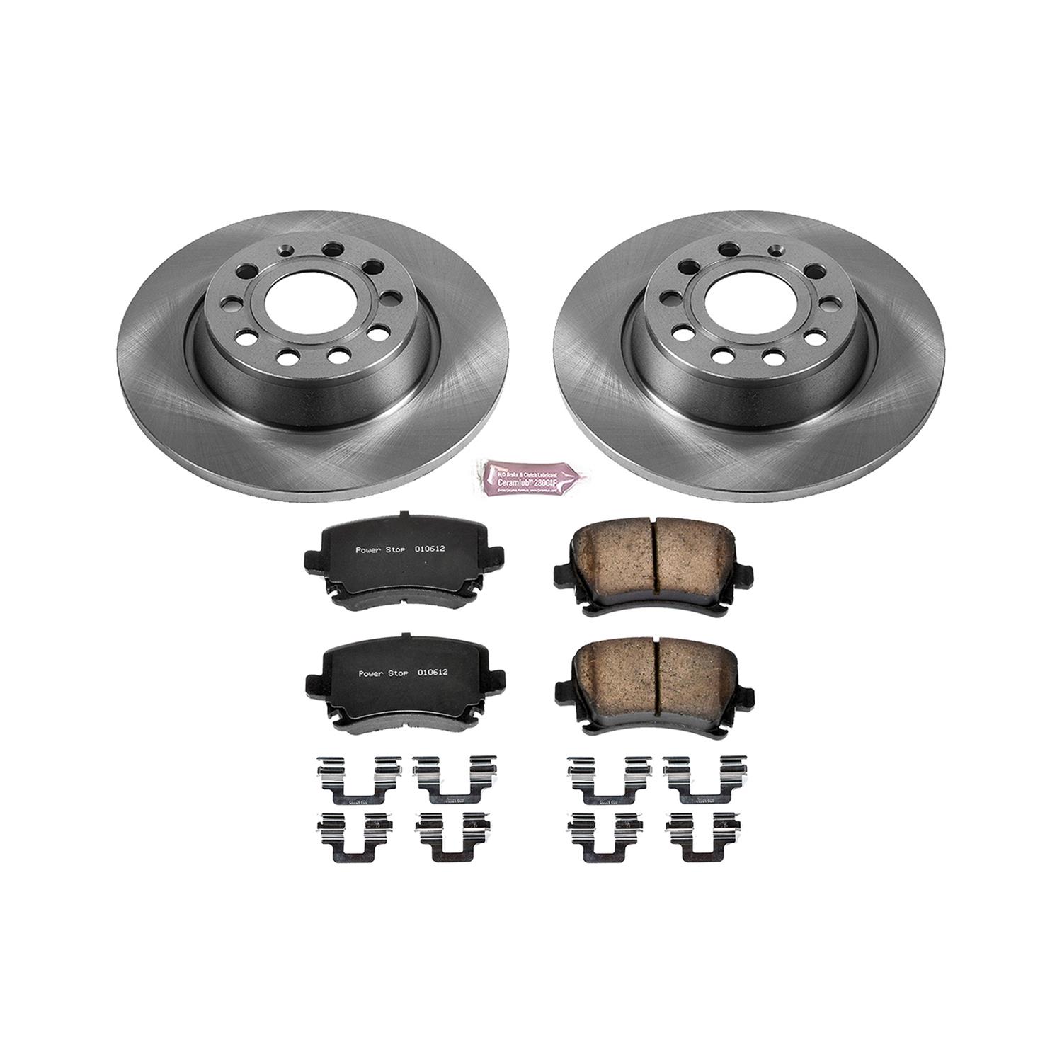 Power Stop 2013 Audi A3 Front & Rear Autospecialty Brake Kit (1x psbKOE2259, 1x psbKOE5662) thumbnail 4