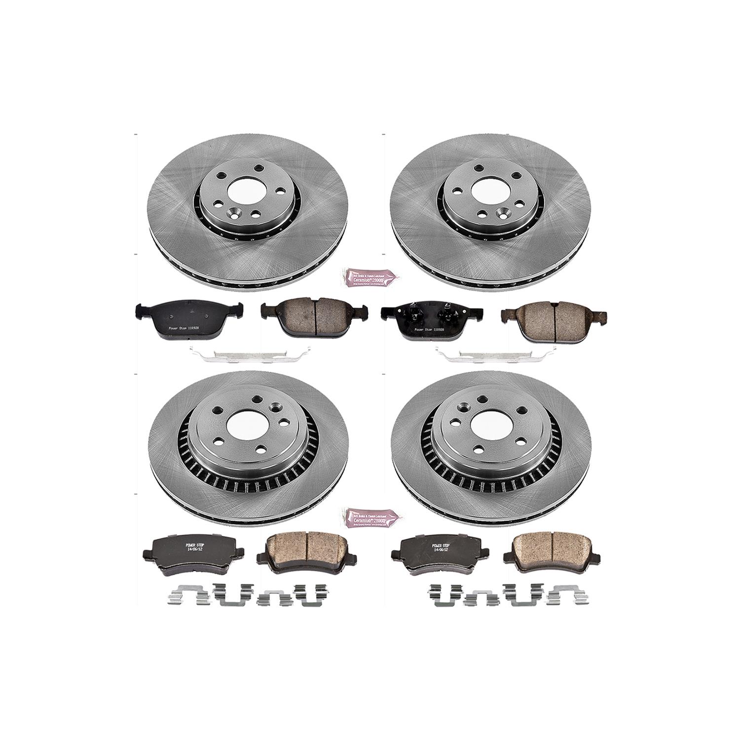 Power Stop 10-15 Volvo XC60 Front & Rear Autospecialty Brake Kit (1x psbKOE5702, 1x psbKOE5705) thumbnail 9