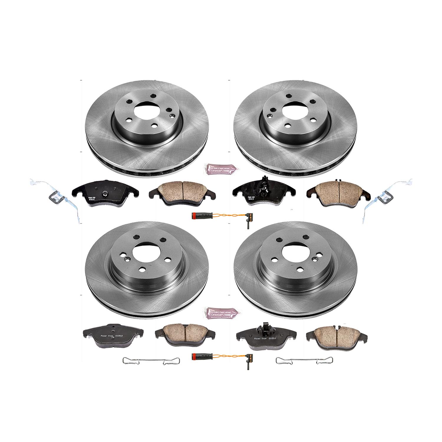 Power Stop 13-14 Mercedes-Benz C300 Front & Rear Autospecialty Brake Kit (1x psbKOE5626, 1x psbKOE5792) thumbnail 3