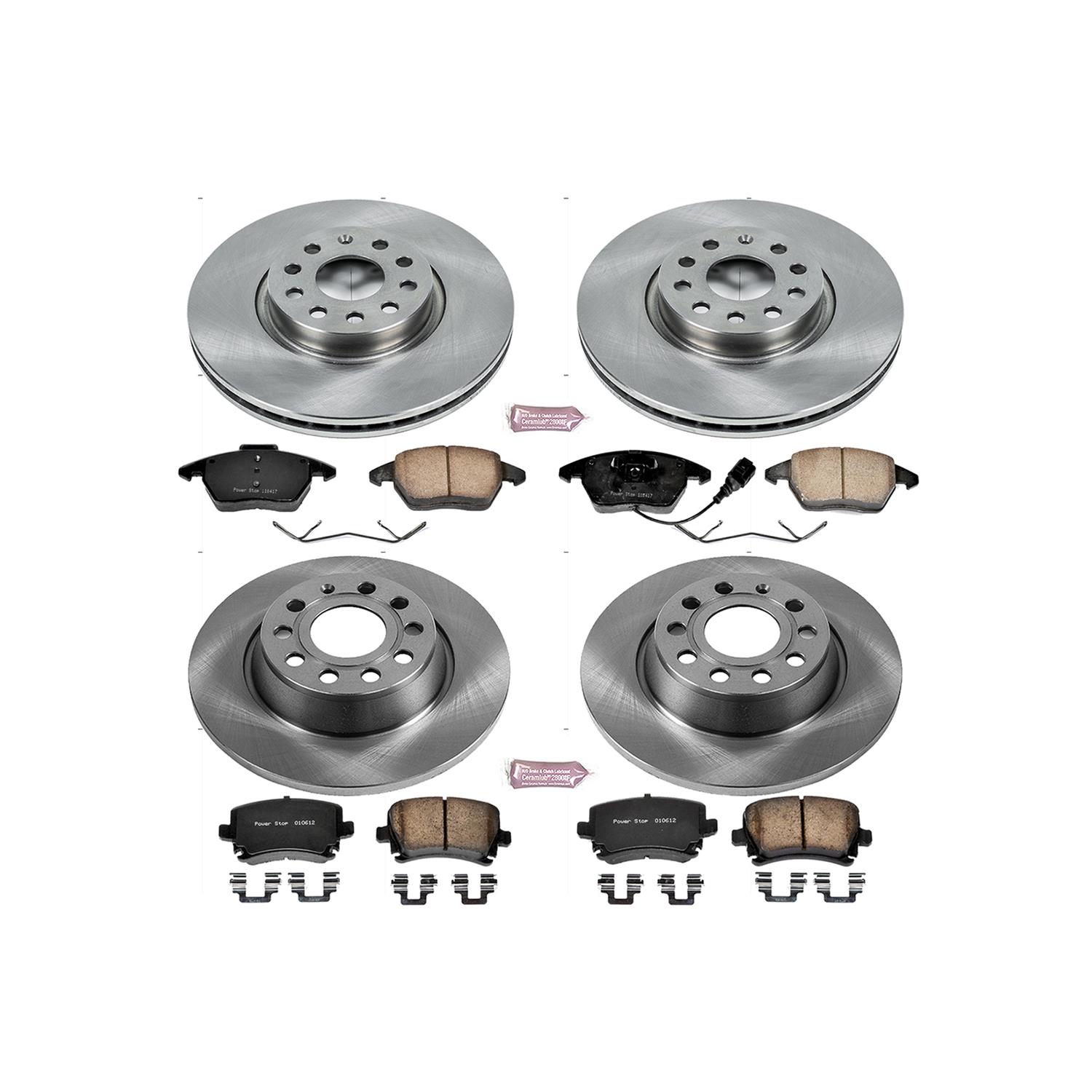 Power Stop 2013 Audi A3 Front & Rear Autospecialty Brake Kit (1x psbKOE2259, 1x psbKOE5662) thumbnail 3