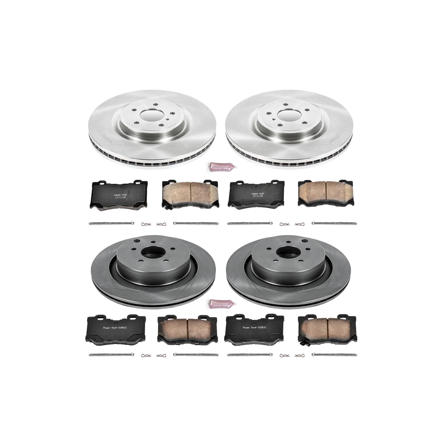 Power Stop 09-13 Infiniti FX50 Front & Rear Autospecialty Brake Kit (1x psbKOE5861, 1x psbKOE2915) thumbnail 5