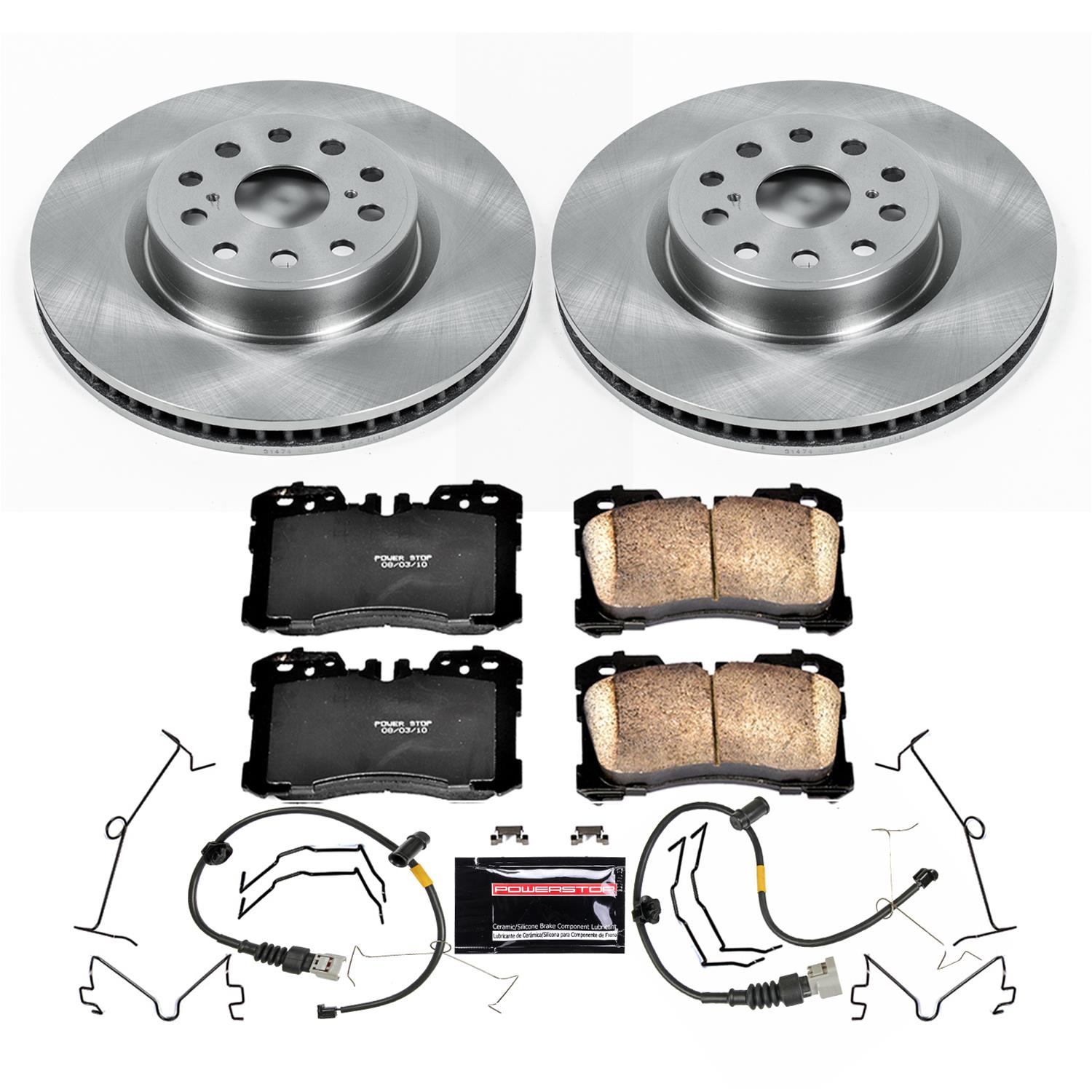Power Stop 10-17 Lexus LS460 Front & Rear Autospecialty Brake Kit (1x psbKOE5840, 1x psbKOE5824) thumbnail 7