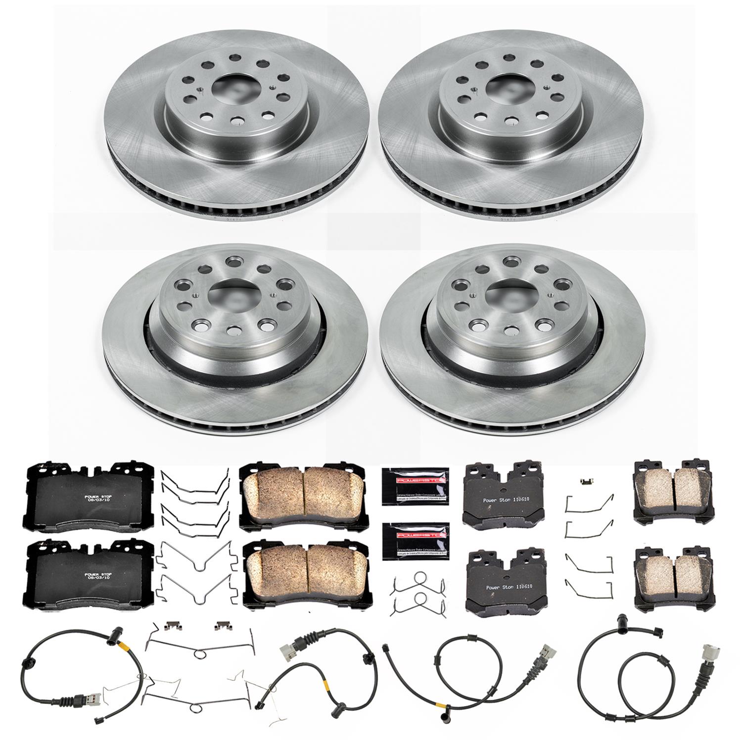 Power Stop 10-17 Lexus LS460 Front & Rear Autospecialty Brake Kit (1x psbKOE5840, 1x psbKOE5824) thumbnail 6