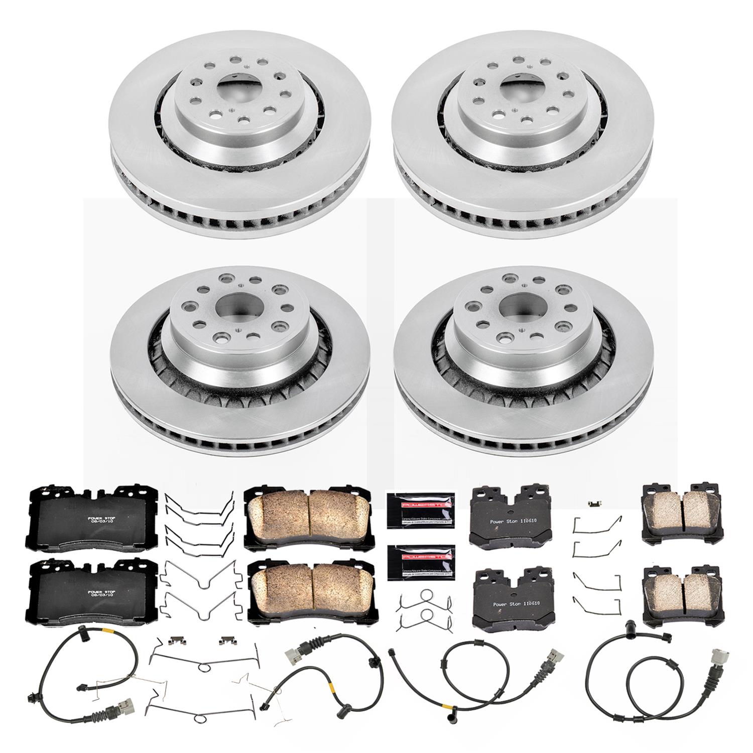 Power Stop 10-17 Lexus LS460 Front & Rear Autospecialty Brake Kit (1x psbKOE5841, 1x psbKOE5826) thumbnail 6