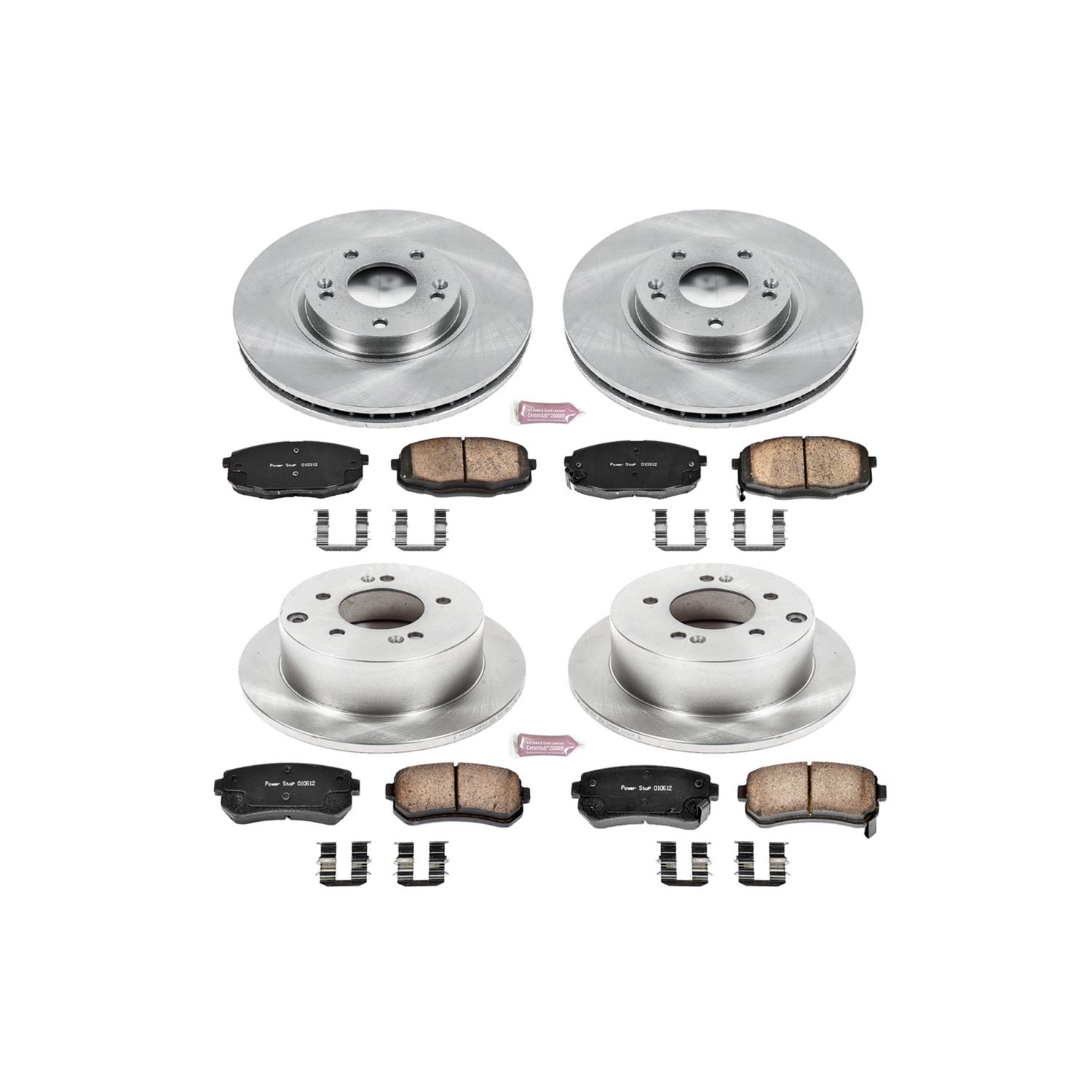 Power Stop 10-13 Kia Forte Front & Rear Autospecialty Brake Kit (1x psbKOE5915, 1x psbKOE5837) thumbnail 5
