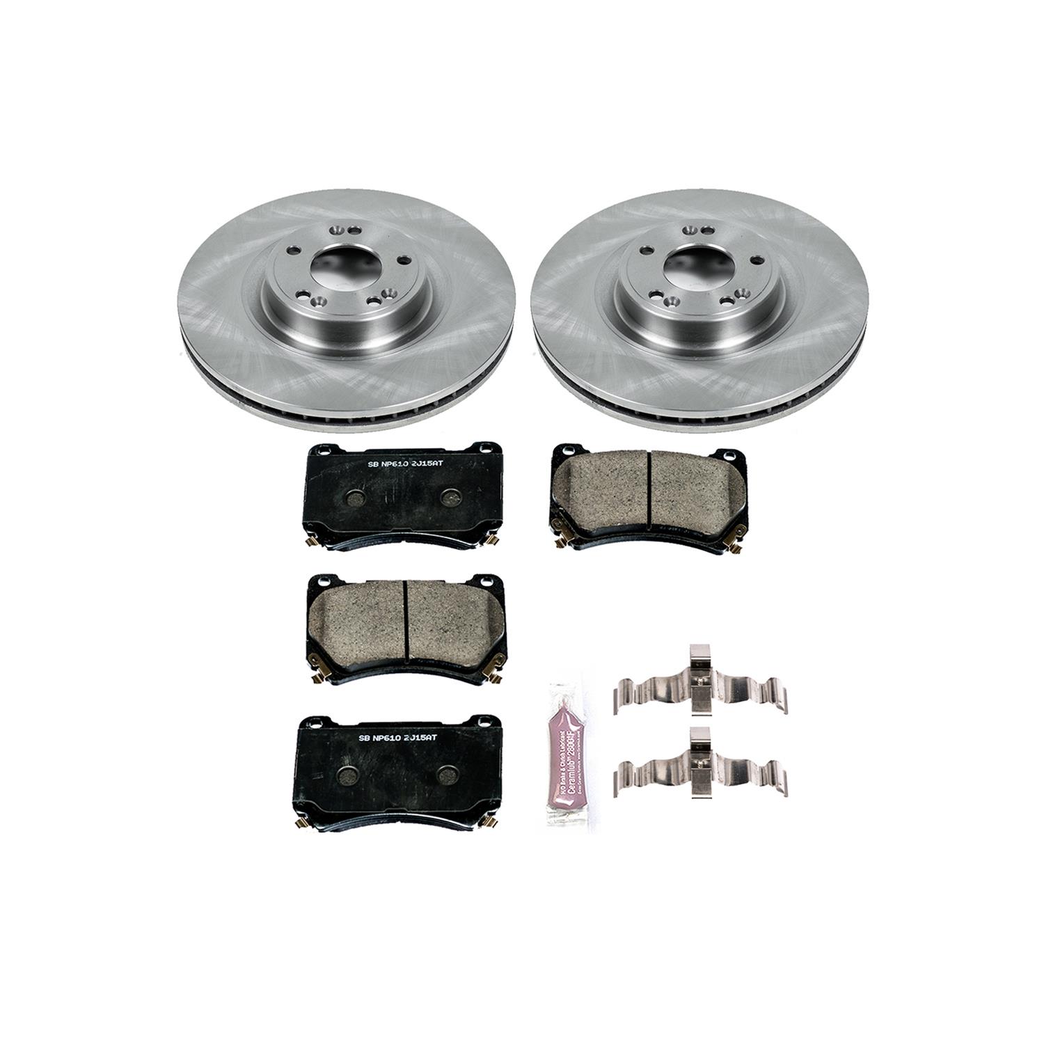 Power Stop 10-14 Hyundai Genesis Front & Rear Autospecialty Brake Kit (1x psbKOE5843, 1x psbKOE5848) thumbnail 4