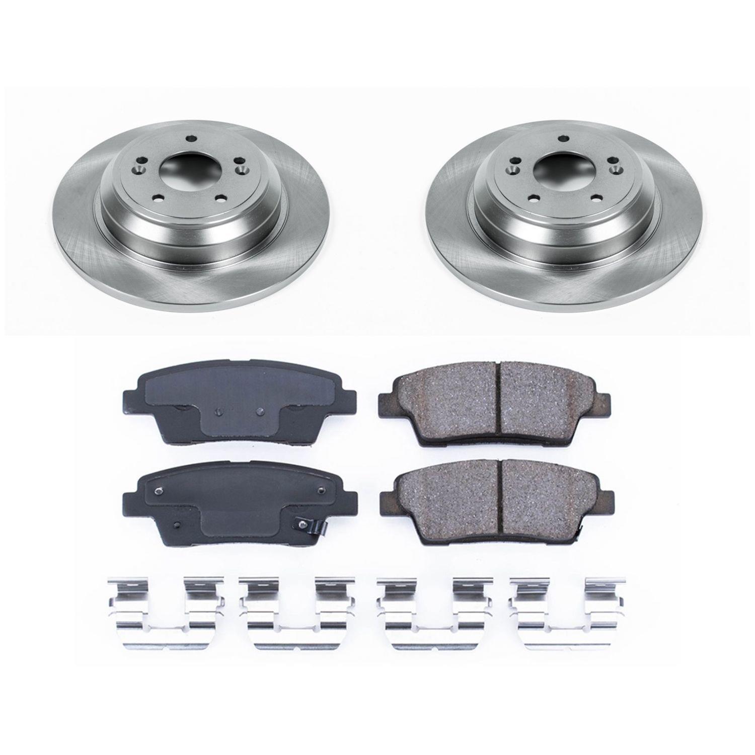 Power Stop 10-14 Hyundai Genesis Front & Rear Autospecialty Brake Kit (1x psbKOE5843, 1x psbKOE5848) thumbnail 3