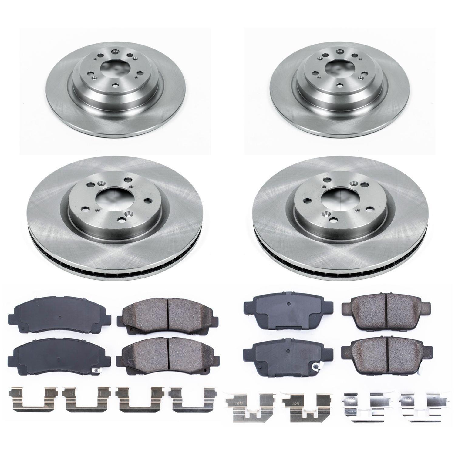 Power Stop 09-14 Acura TL Front & Rear Autospecialty Brake Kit (1x psbKOE5854, 1x psbKOE5855) thumbnail 9