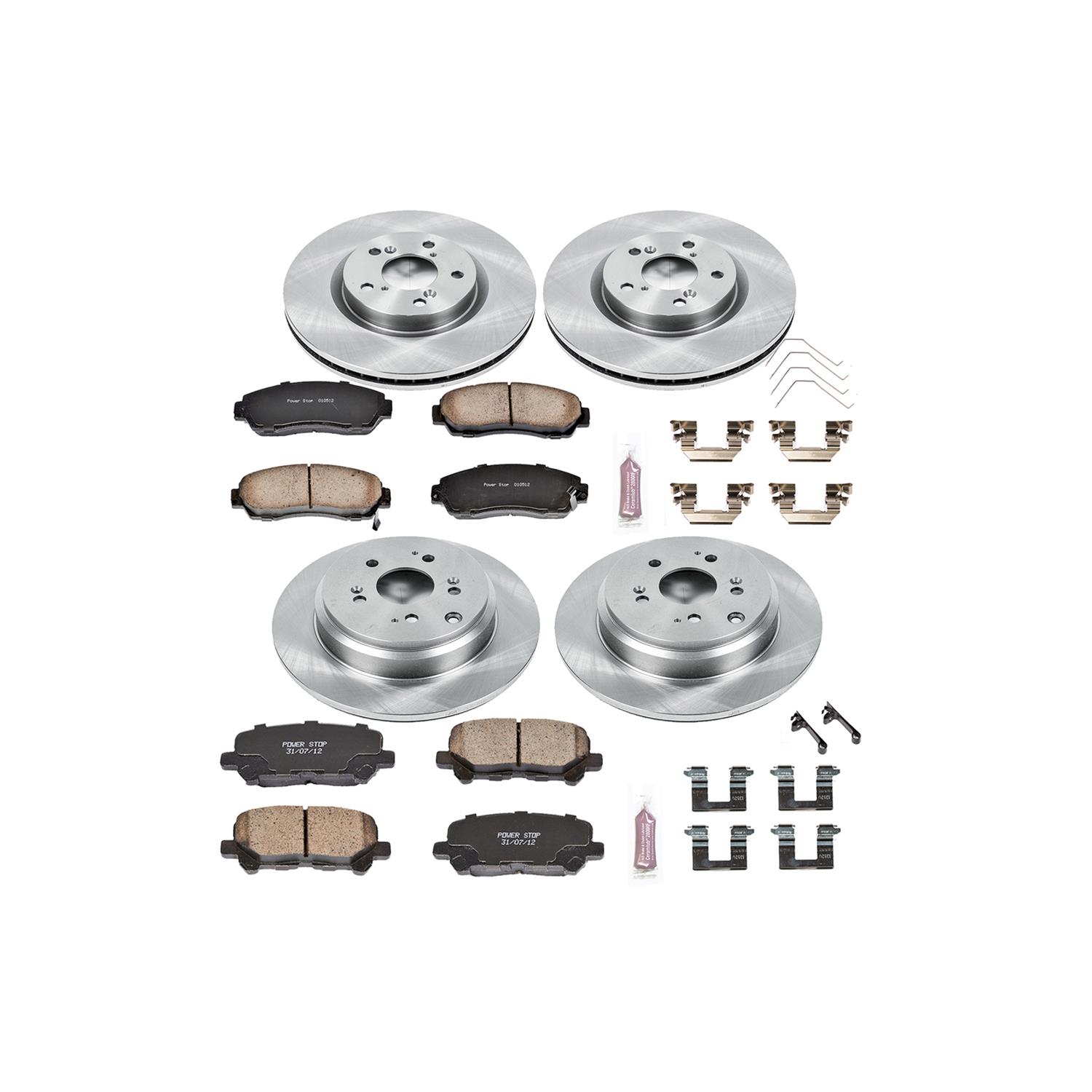 Power Stop 11-14 Honda Odyssey Front & Rear Autospecialty Brake Kit (1x psbKOE5857, 1x psbKOE4685) thumbnail 5