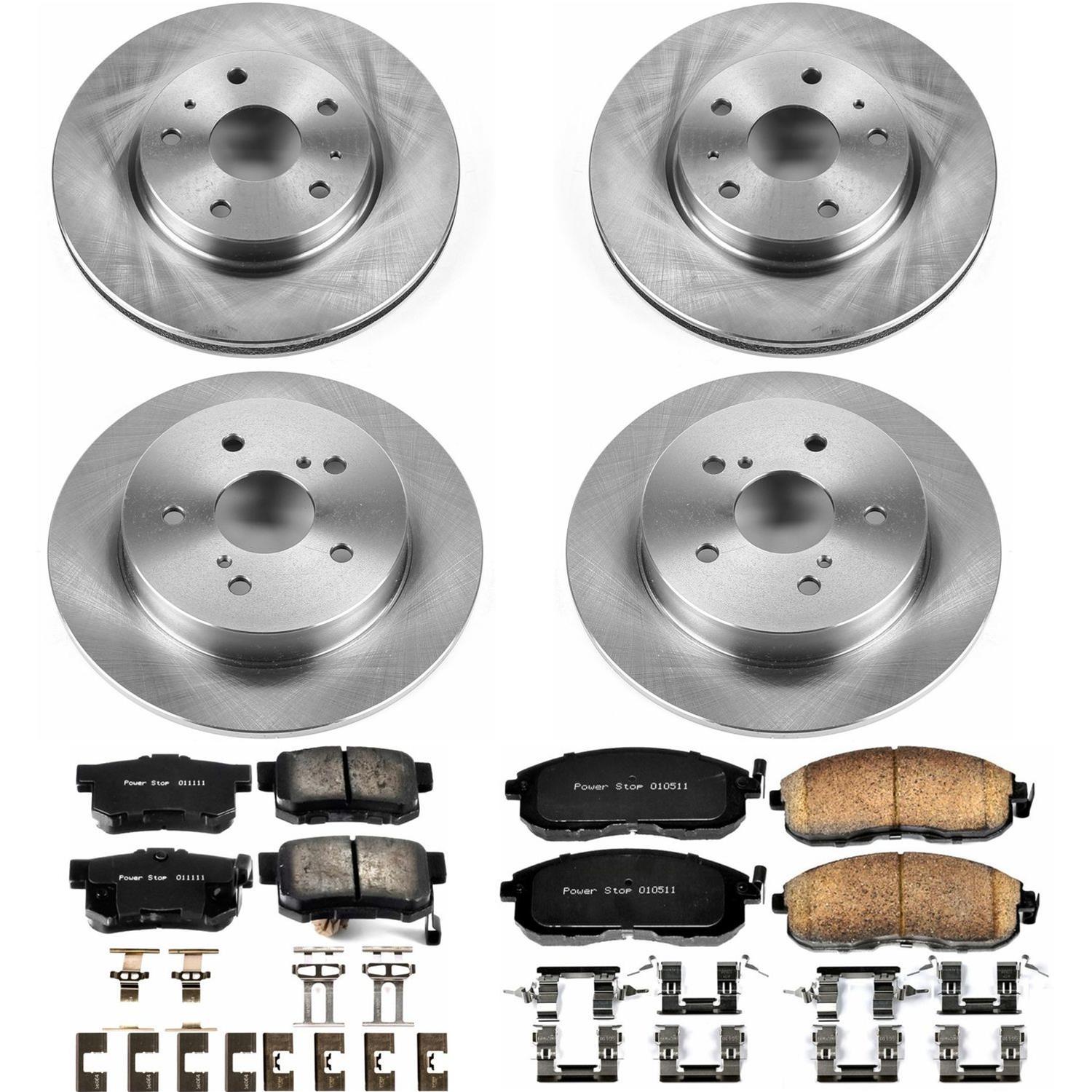 Power Stop 07-13 Suzuki SX4 Front & Rear Autospecialty Brake Kit (1x psbKOE5887, 1x psbKOE5889) thumbnail 4
