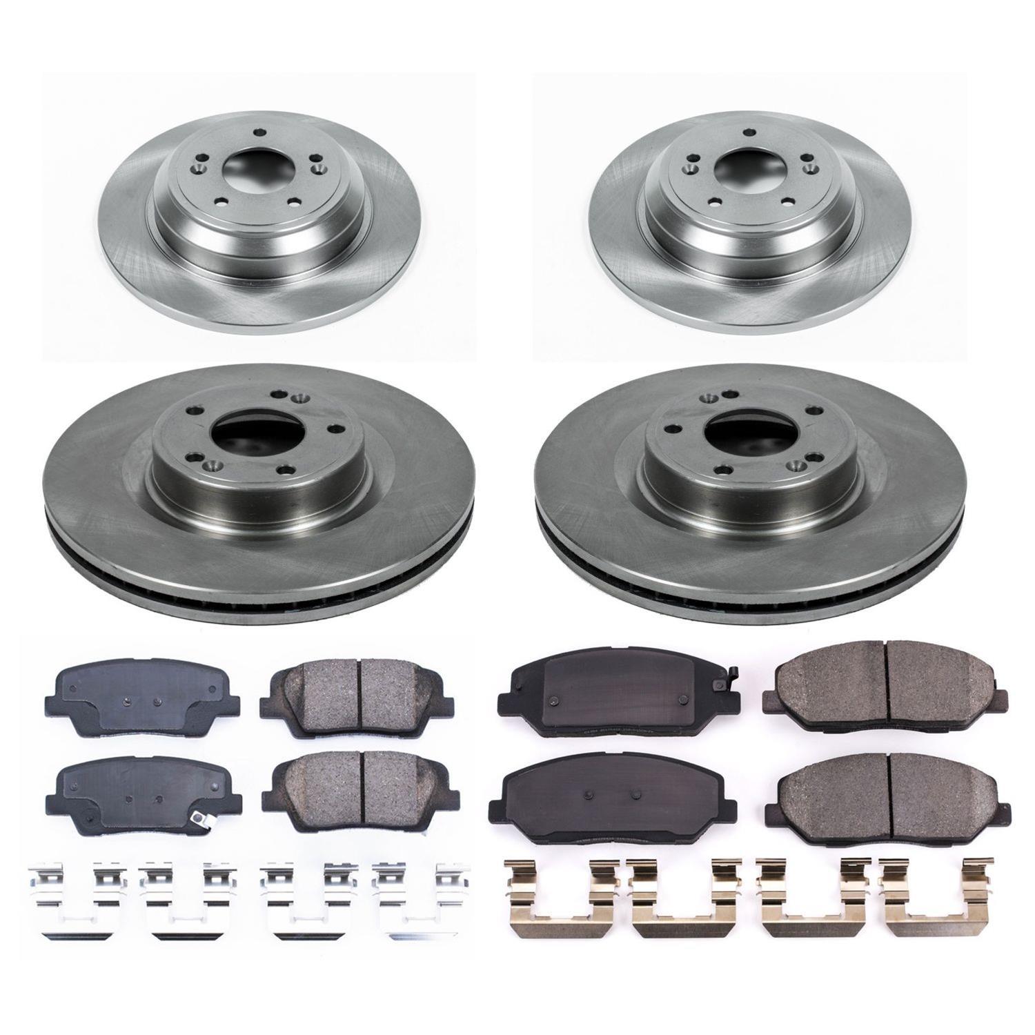 Power Stop 2009 Hyundai Genesis Front & Rear Autospecialty Brake Kit (1x psbKOE5921, 1x psbKOE5847) thumbnail 2