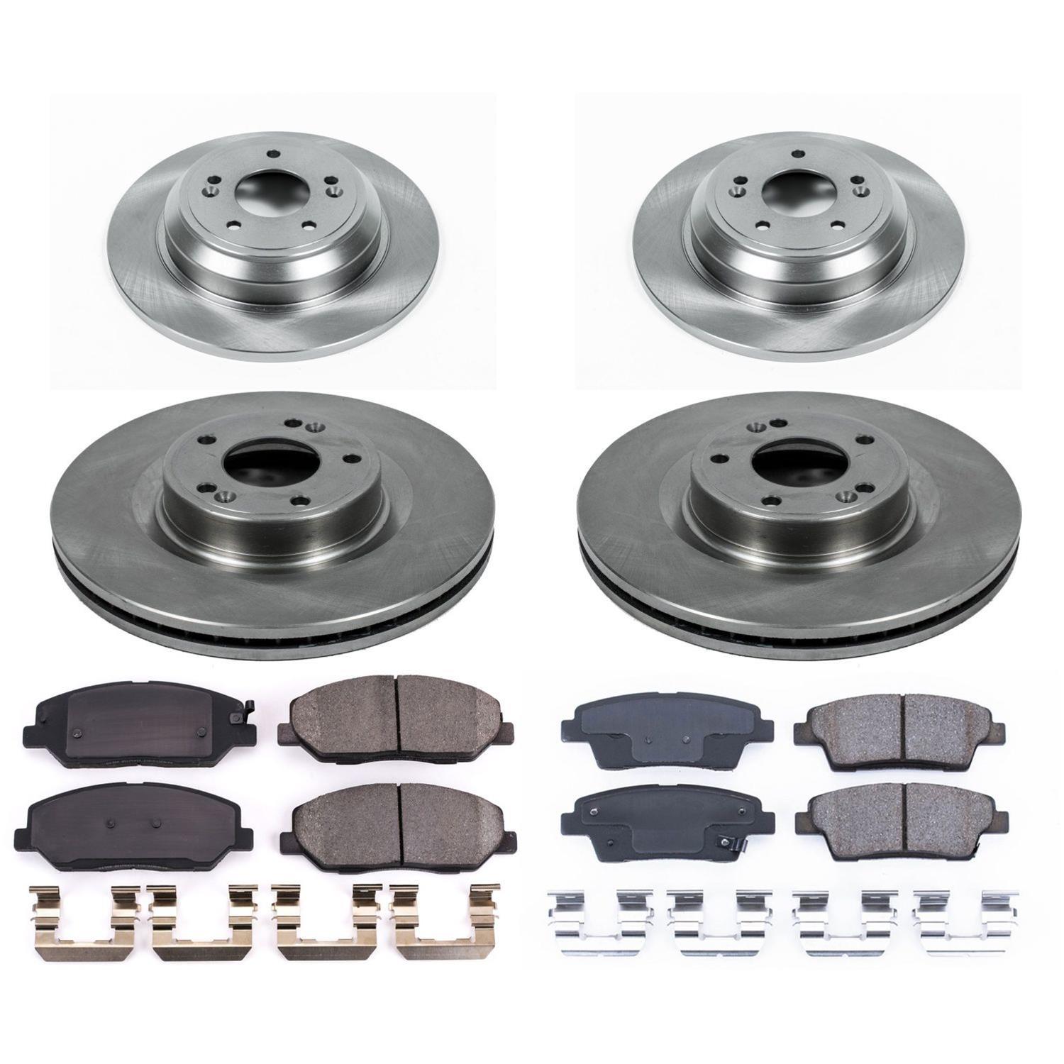 Power Stop 10-11 Hyundai Genesis Front & Rear Autospecialty Brake Kit (1x psbKOE5921, 1x psbKOE5848) thumbnail 9