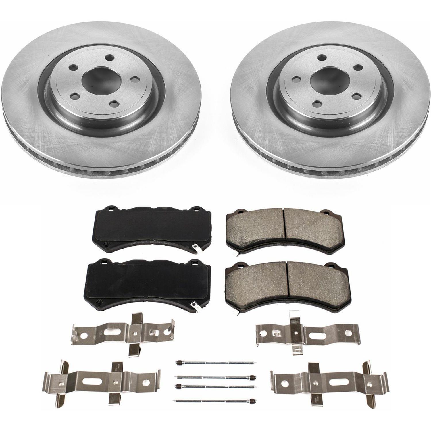 Power Stop 12-20 Jeep Grand Cherokee Front Autospecialty Brake Kit (2x psbAR83080, 1x psb17-1405) thumbnail 8