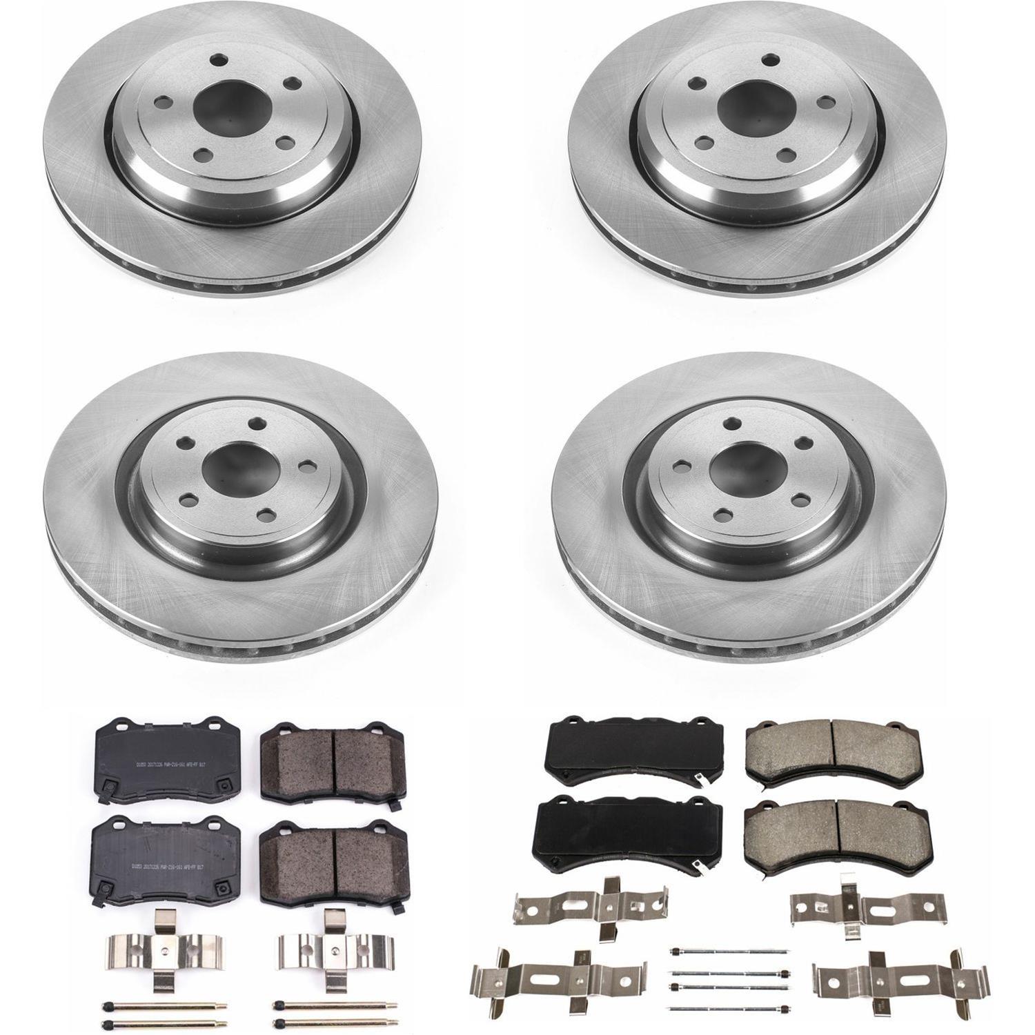 Power Stop 12-17 Jeep Grand Cherokee Front & Rear Autospecialty Brake Kit (2x psbAR83080, 1x psbKOE5956, 1x psb17-1405) thumbnail 5