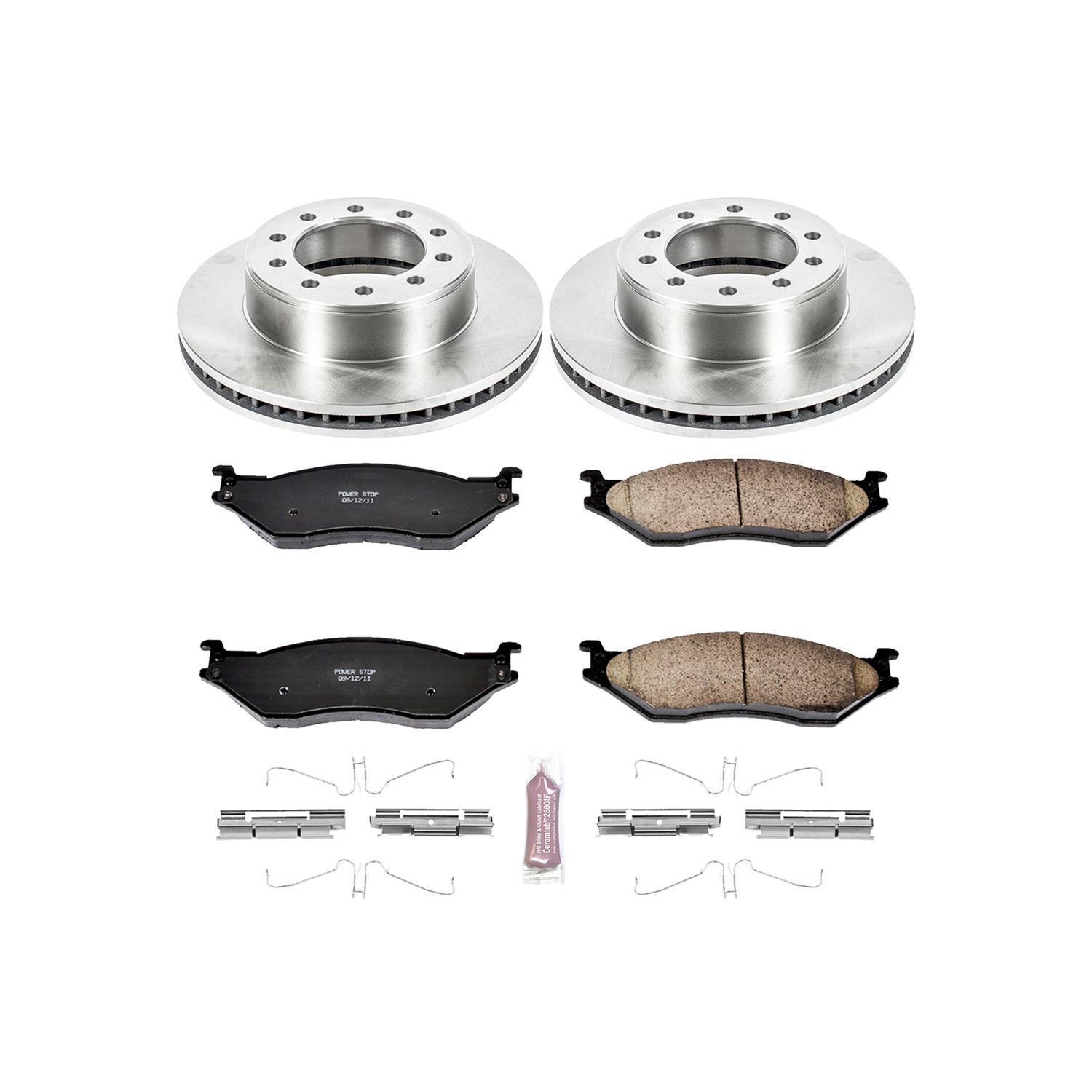 Power Stop 05-16 Ford F-550 Super Duty Front Autospecialty Brake Kit (2x psbAR85113, 1x psb17-1066) thumbnail 2