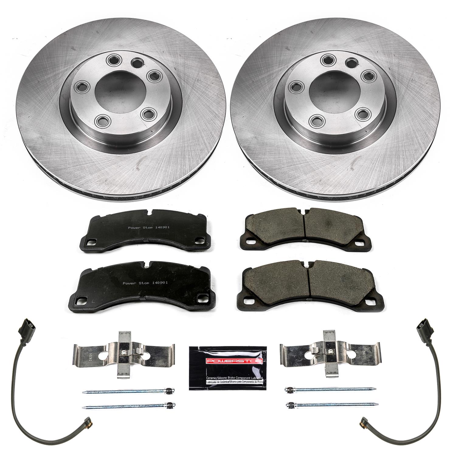 Power Stop 11-18 Porsche Cayenne Front & Rear Autospecialty Brake Kit (1x psbKOE6042, 1x psbKOE5979) thumbnail 5